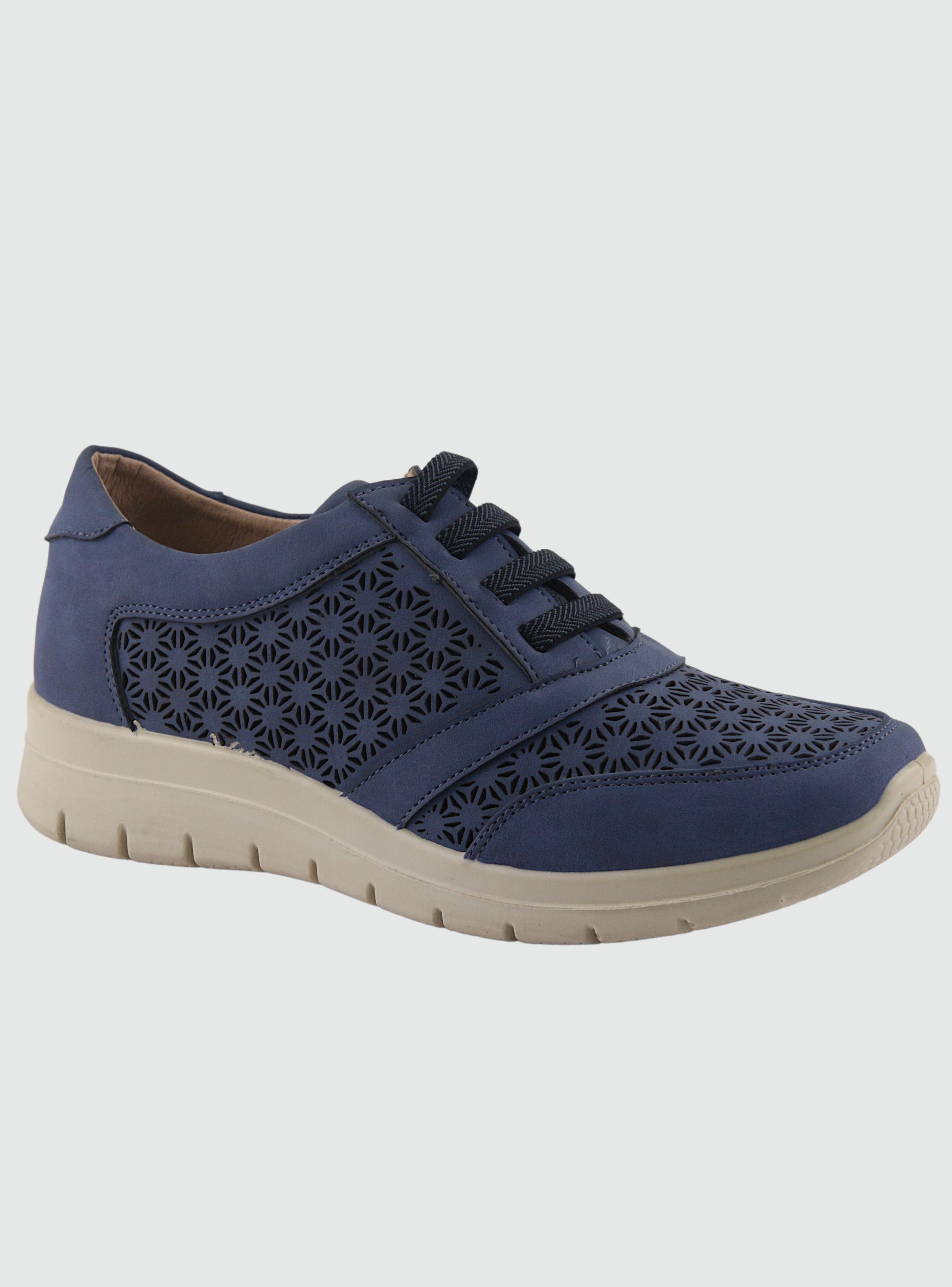 Zapatilla Chalada Mujer Finest-2 Azul Comfort-0
