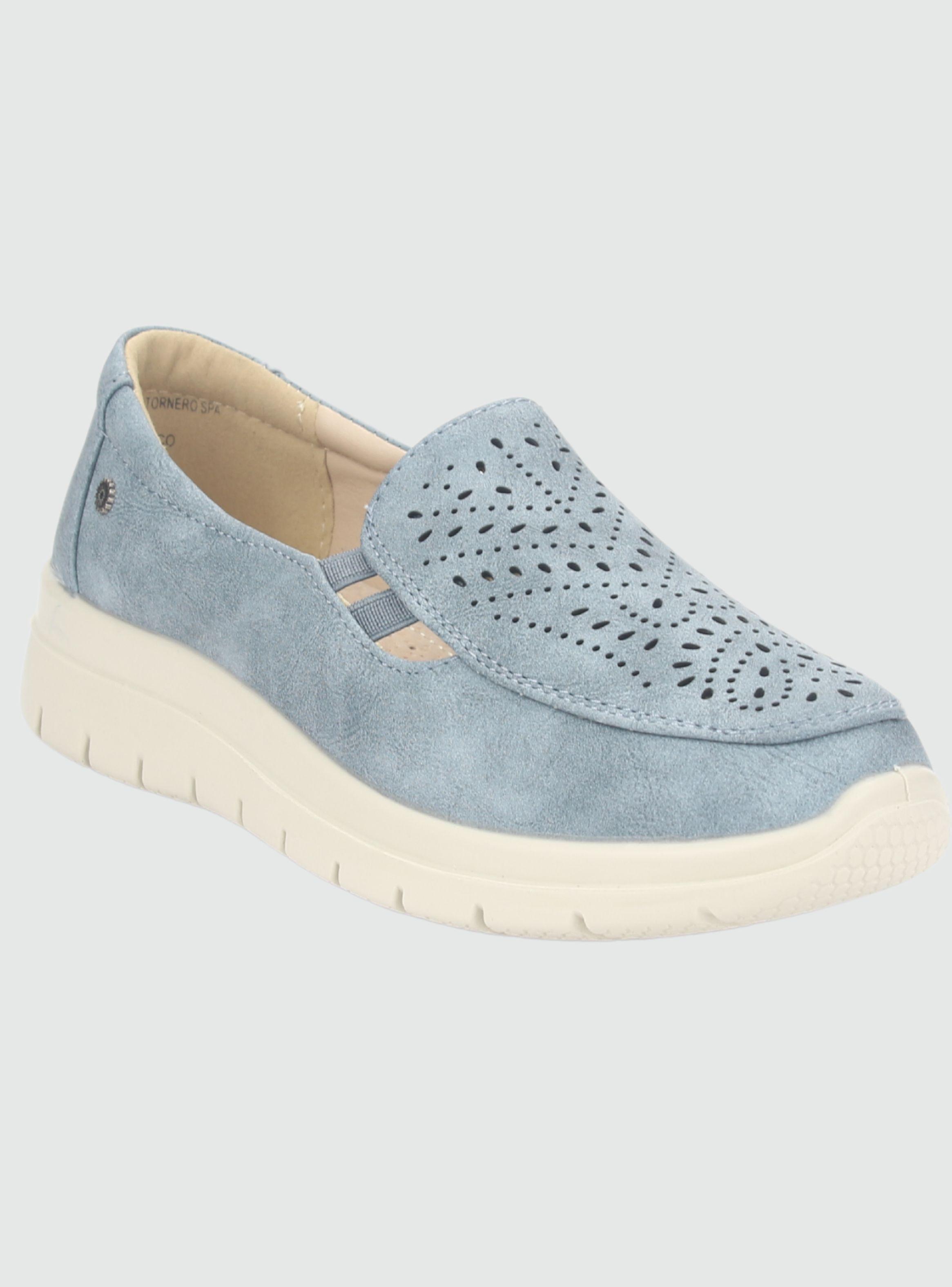 Zapato Chalada Mujer Finest-5 Azul Casual-2