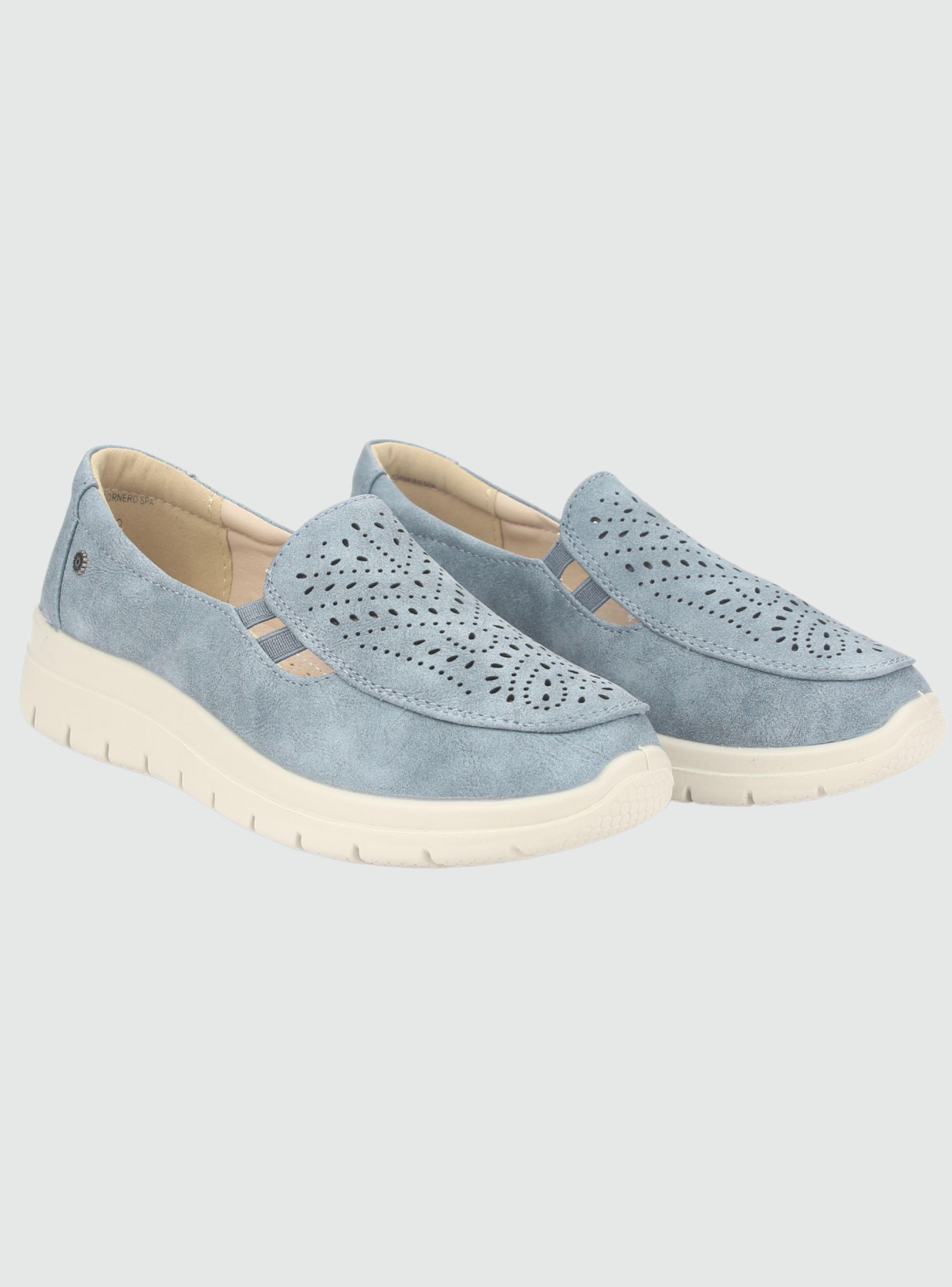 Zapato Chalada Mujer Finest-5 Azul Casual-4