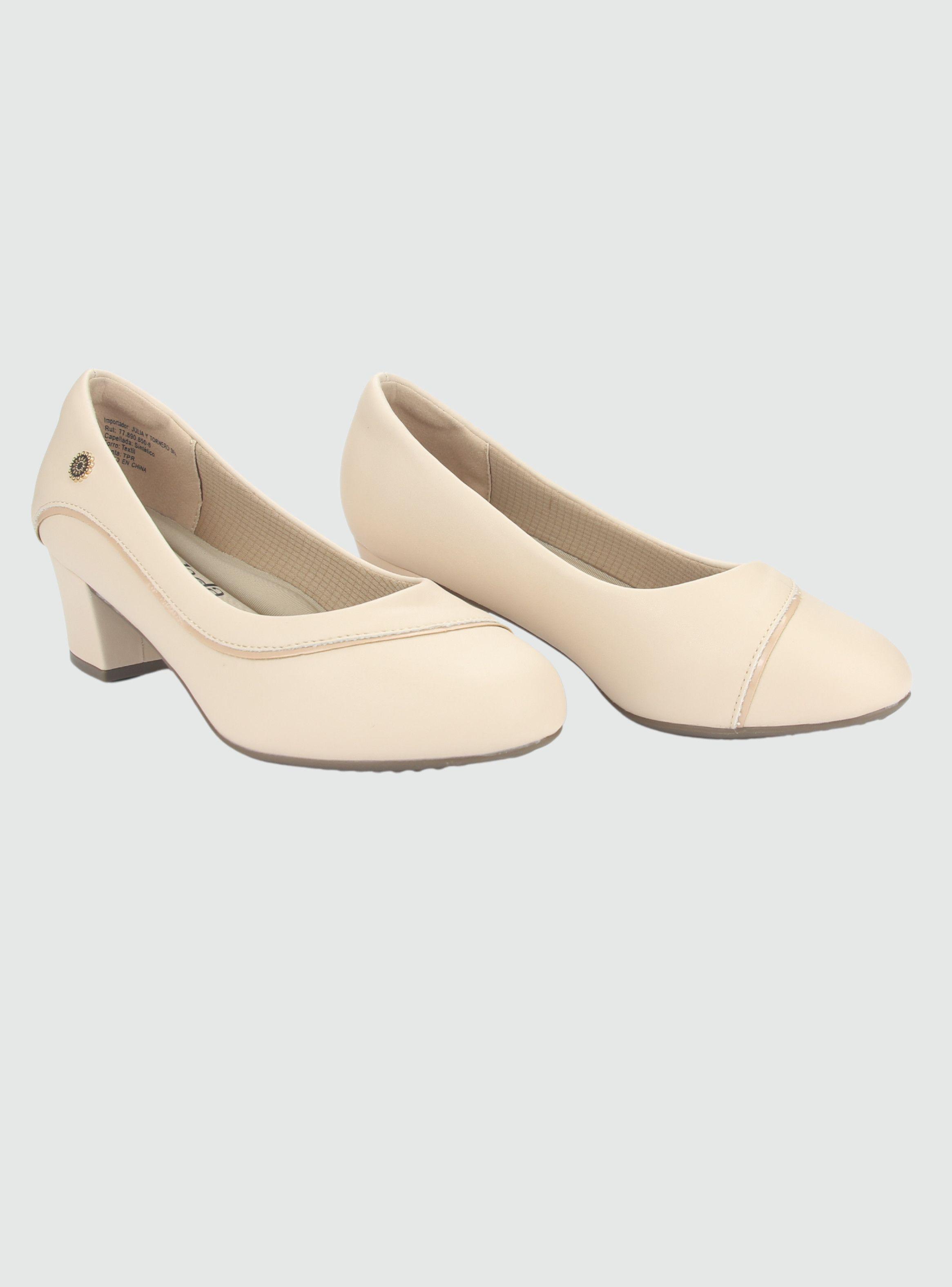 Zapato Chalada Mujer Flexi-48 Beige Casual-4