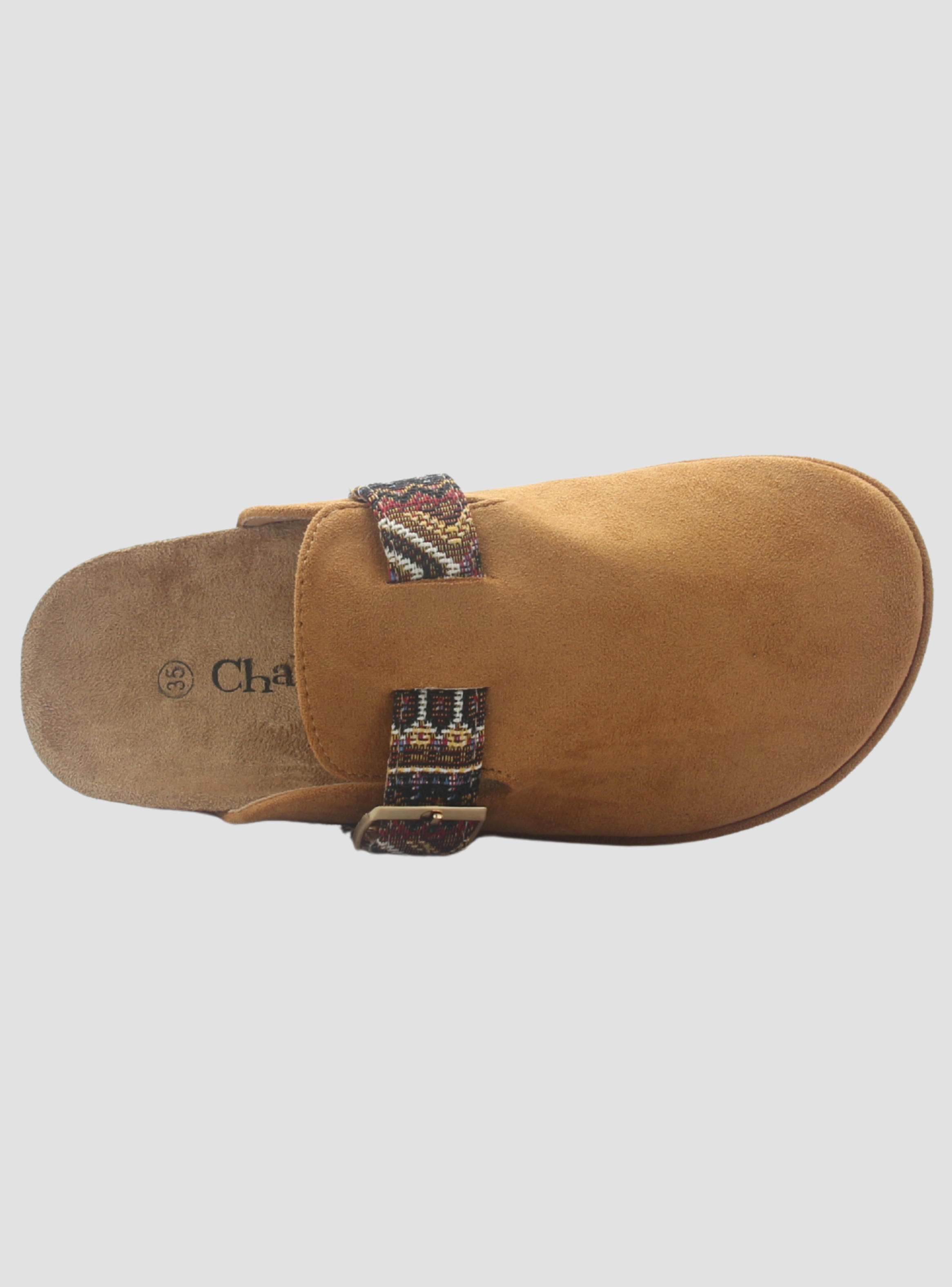 Zapato de mujer Camel Casual Chalada Risco-3-4