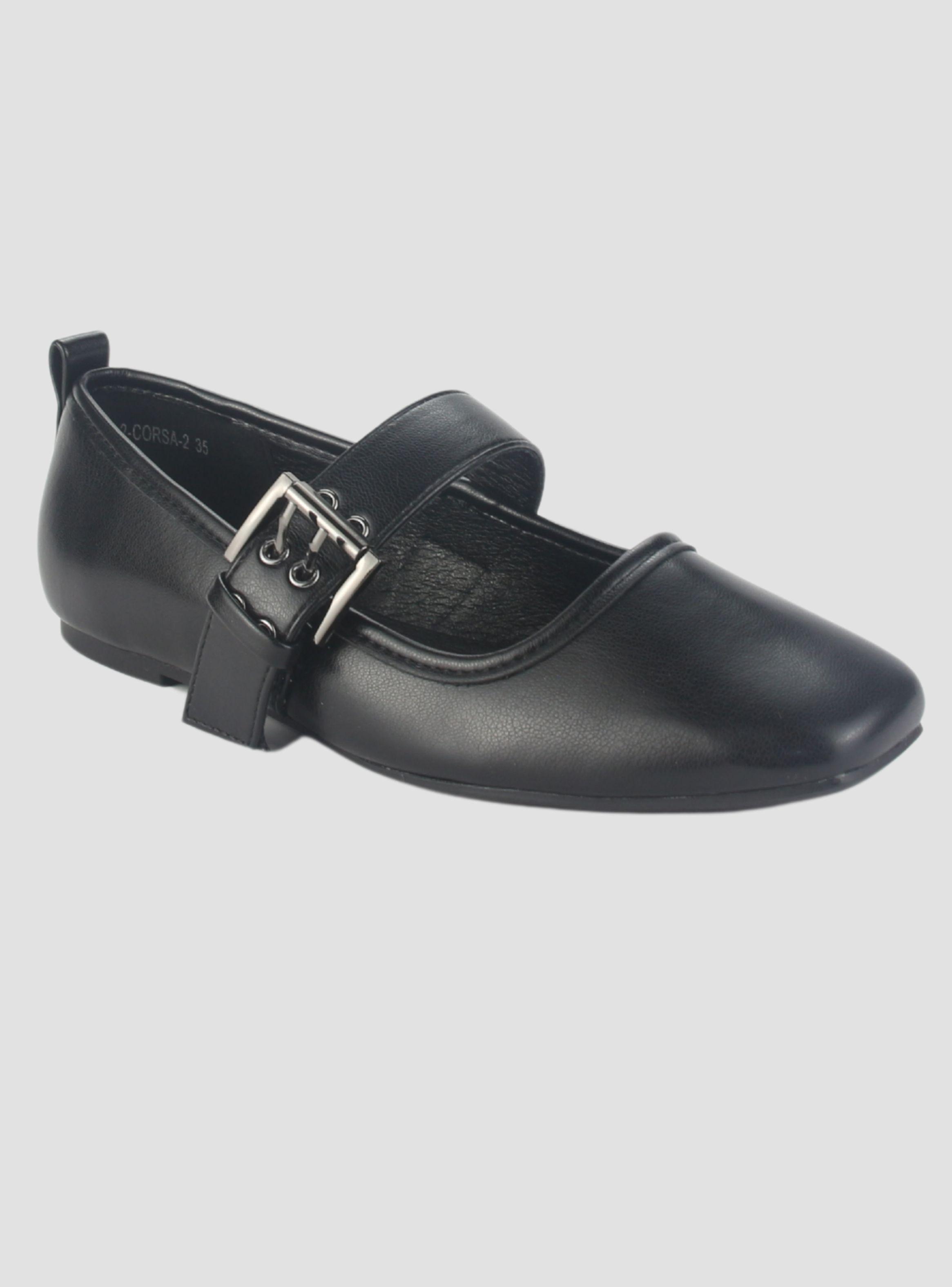 Zapato Chalada Mujer Corsa-2 Negro Casual-2