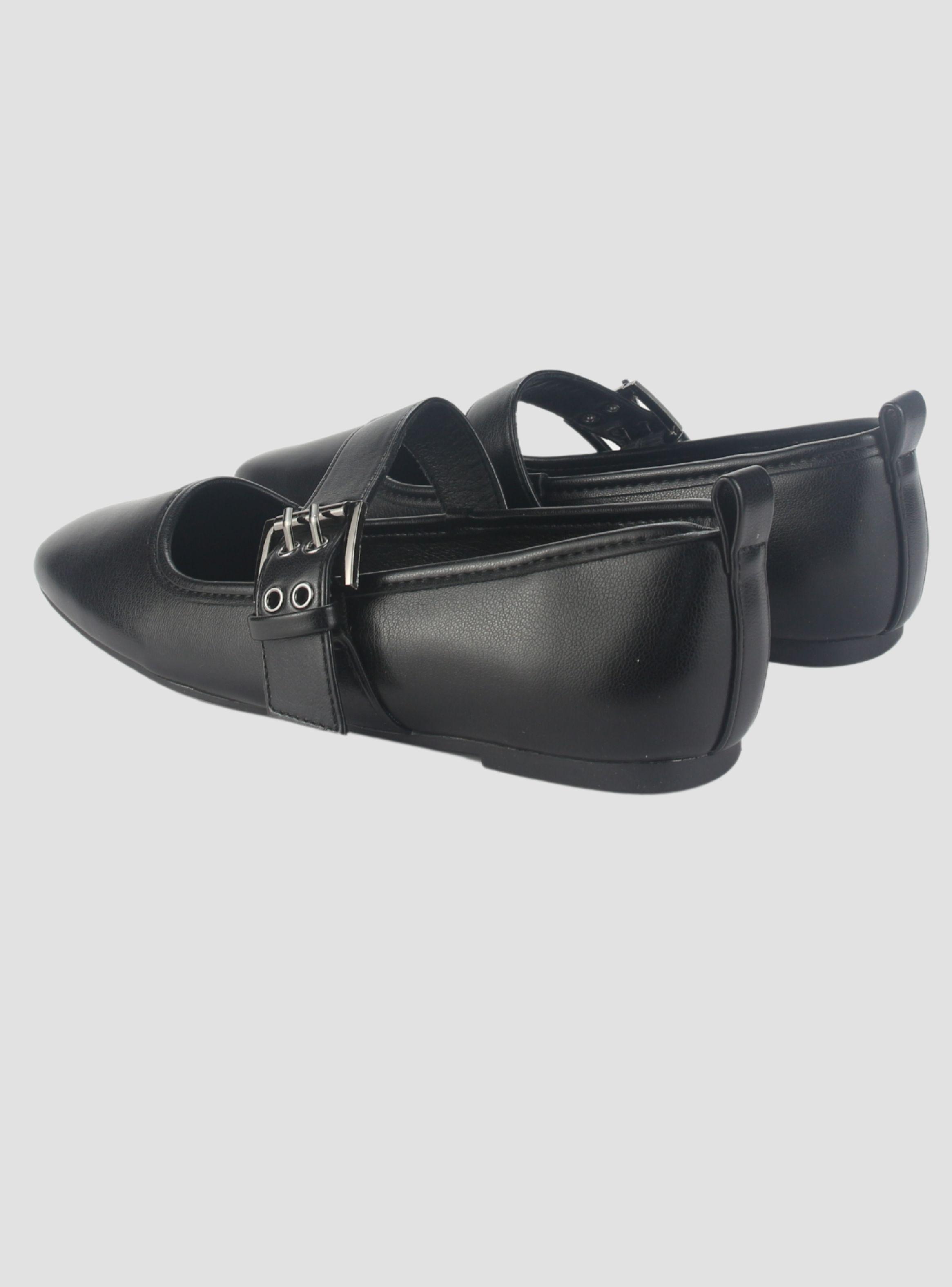 Zapato Chalada Mujer Corsa-2 Negro Casual-5