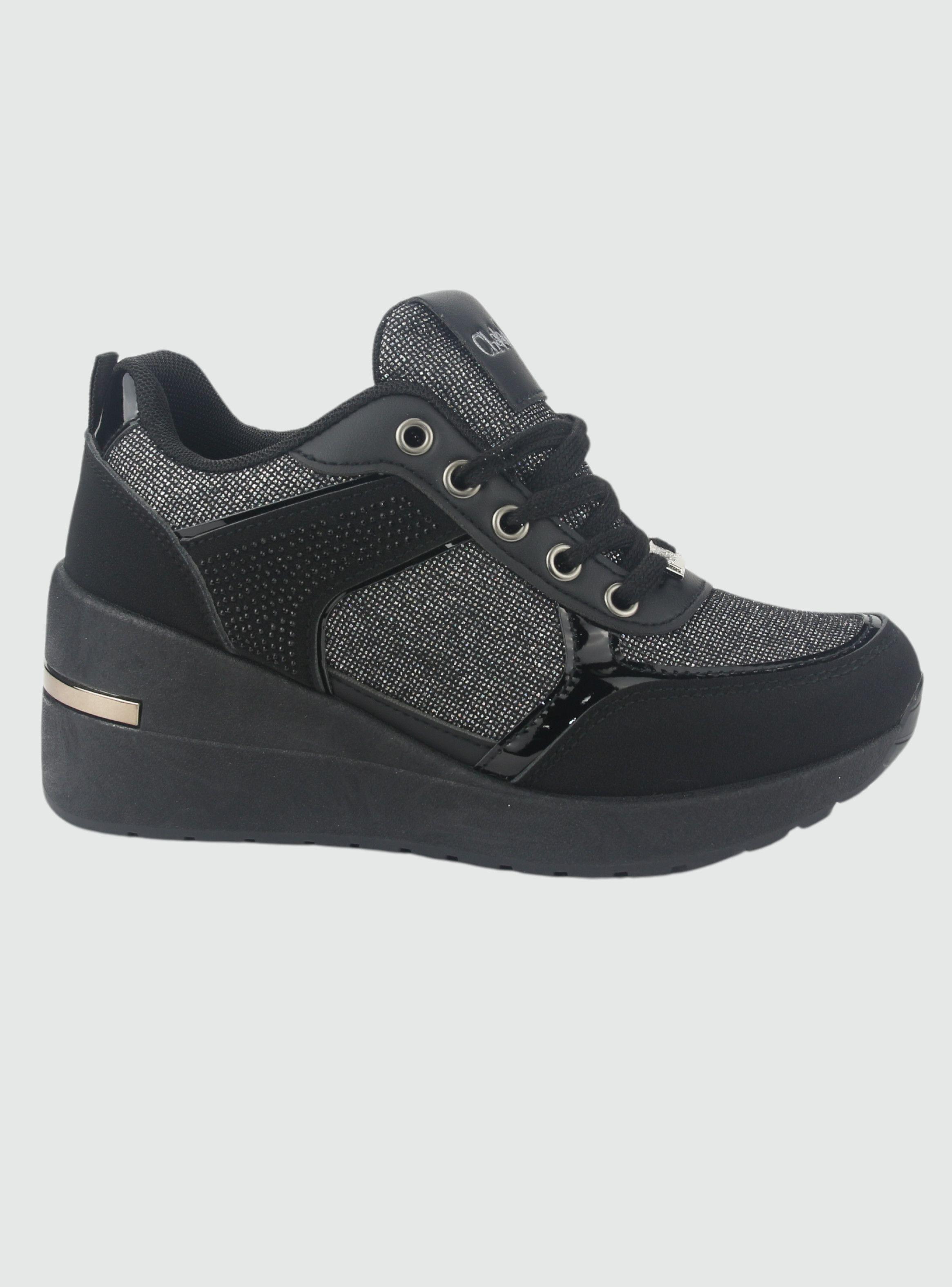Zapatilla Chalada Mujer Bolki-1 Negro Urbano-0