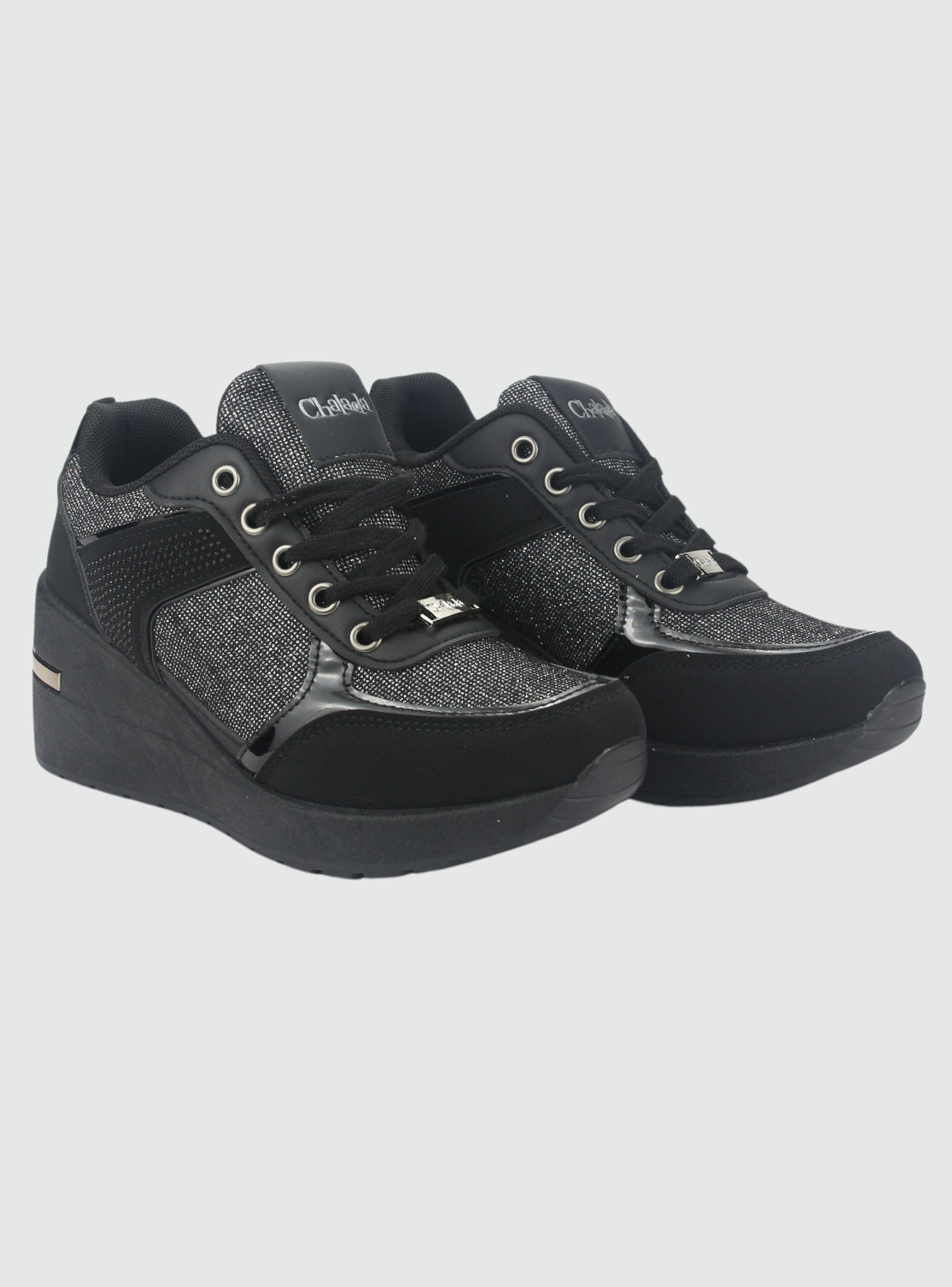 Zapatilla Chalada Mujer Bolki-1 Negro Urbano-4