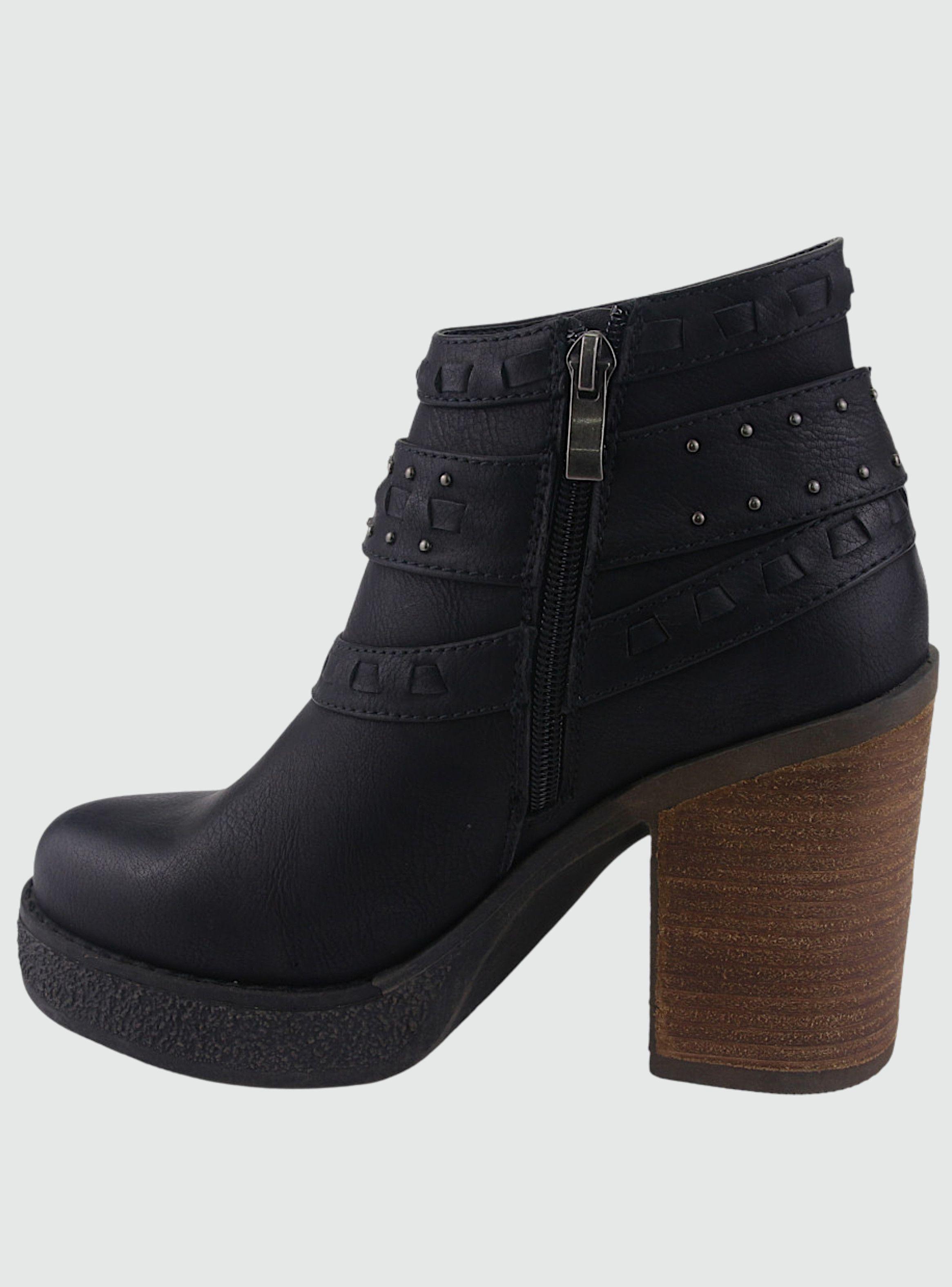 Botin Chalada Mujer Ella-10 Negro Casual-1