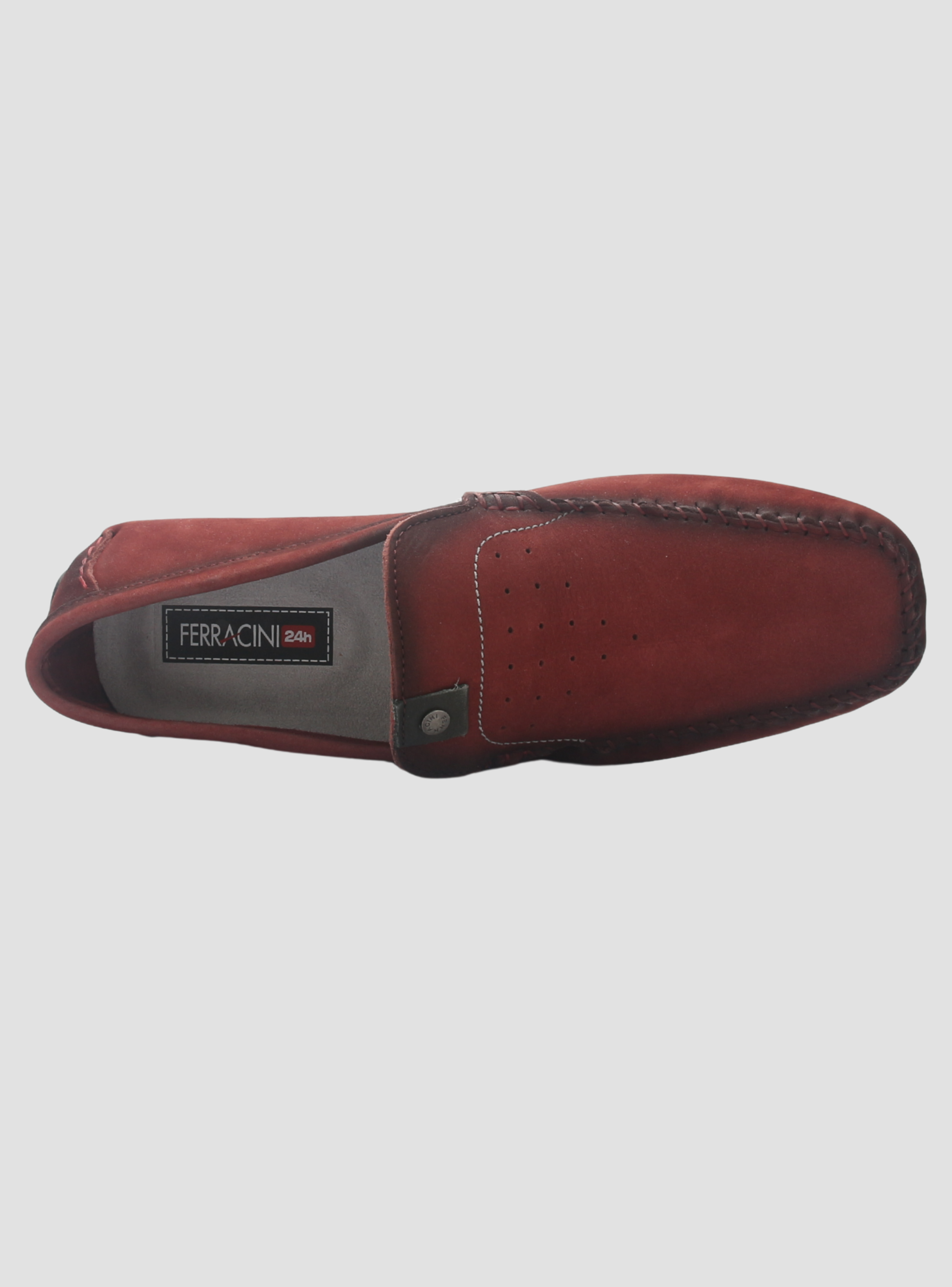 Mocasin Ferracini Hombre 2774 Mali Burdeo Casual-4