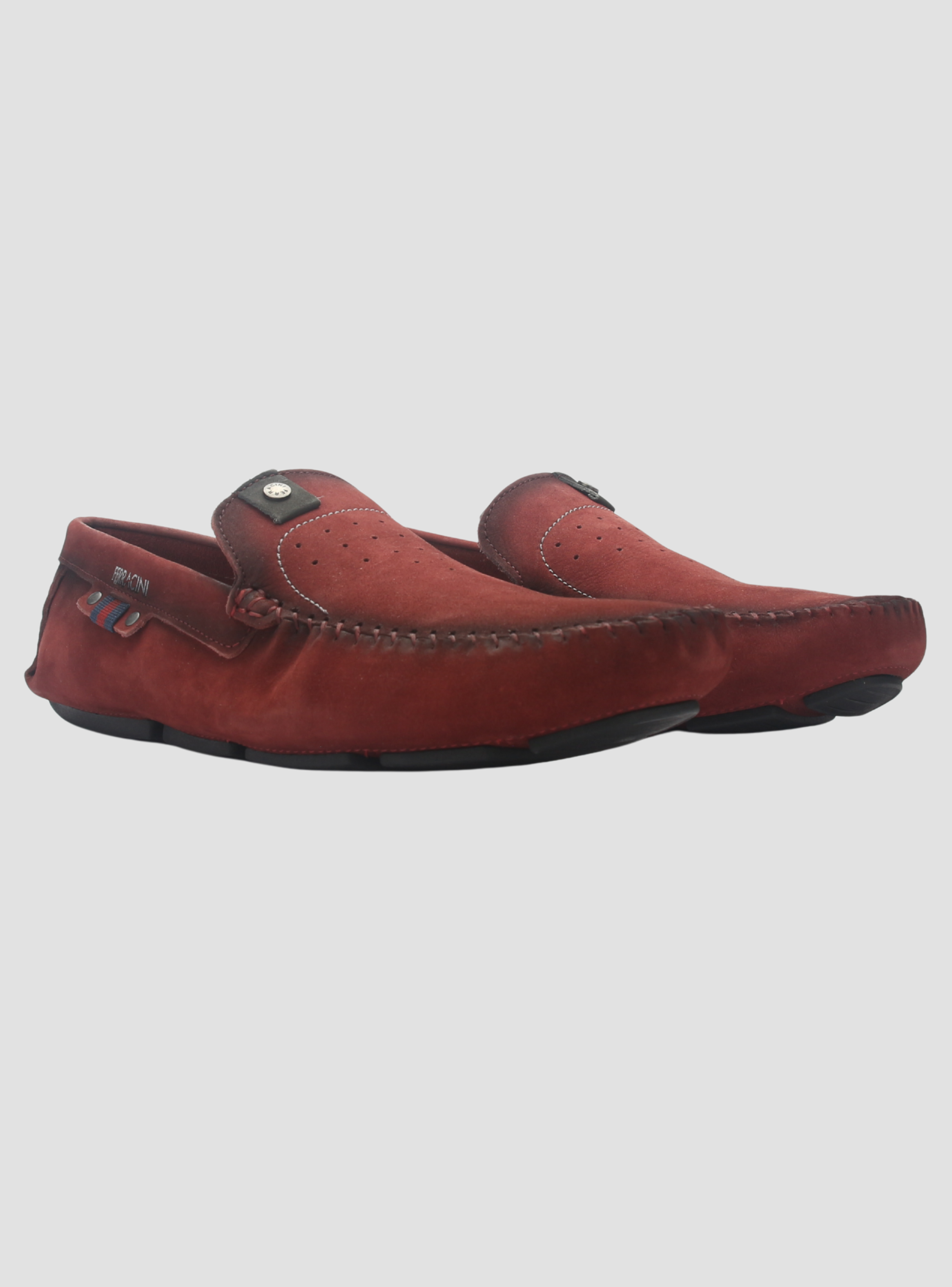 Mocasin Ferracini Hombre 2774 Mali Burdeo Casual-6