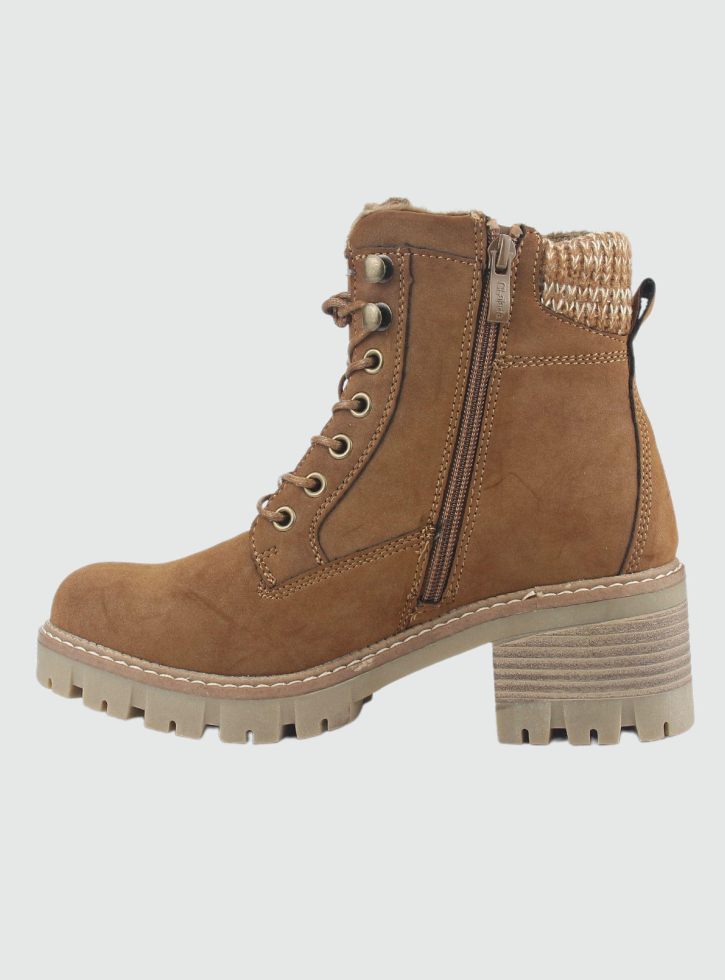 Botin Chalada Mujer Sindy-1 Café Casual-1