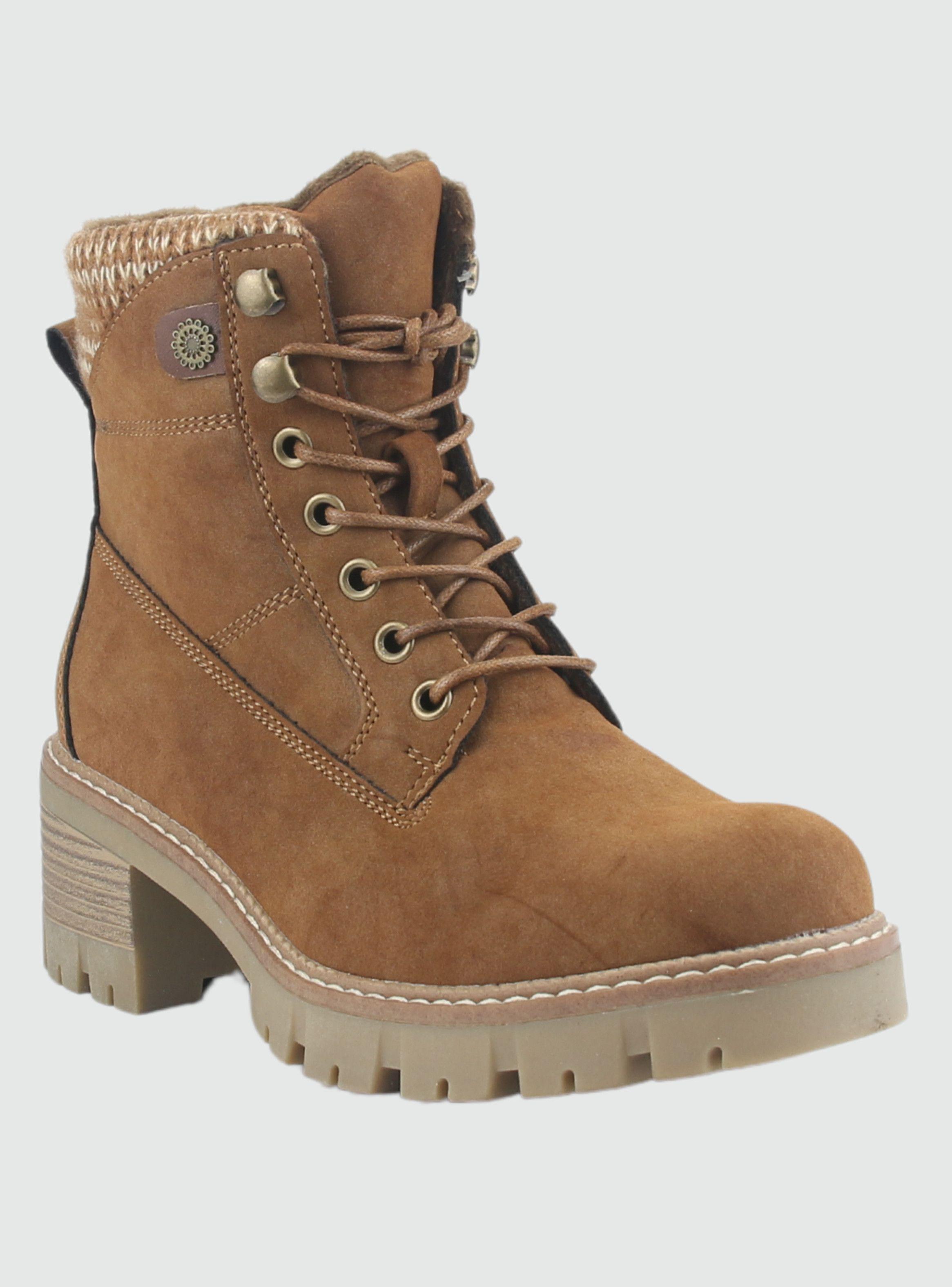 Botin Chalada Mujer Sindy-1 Café Casual-2