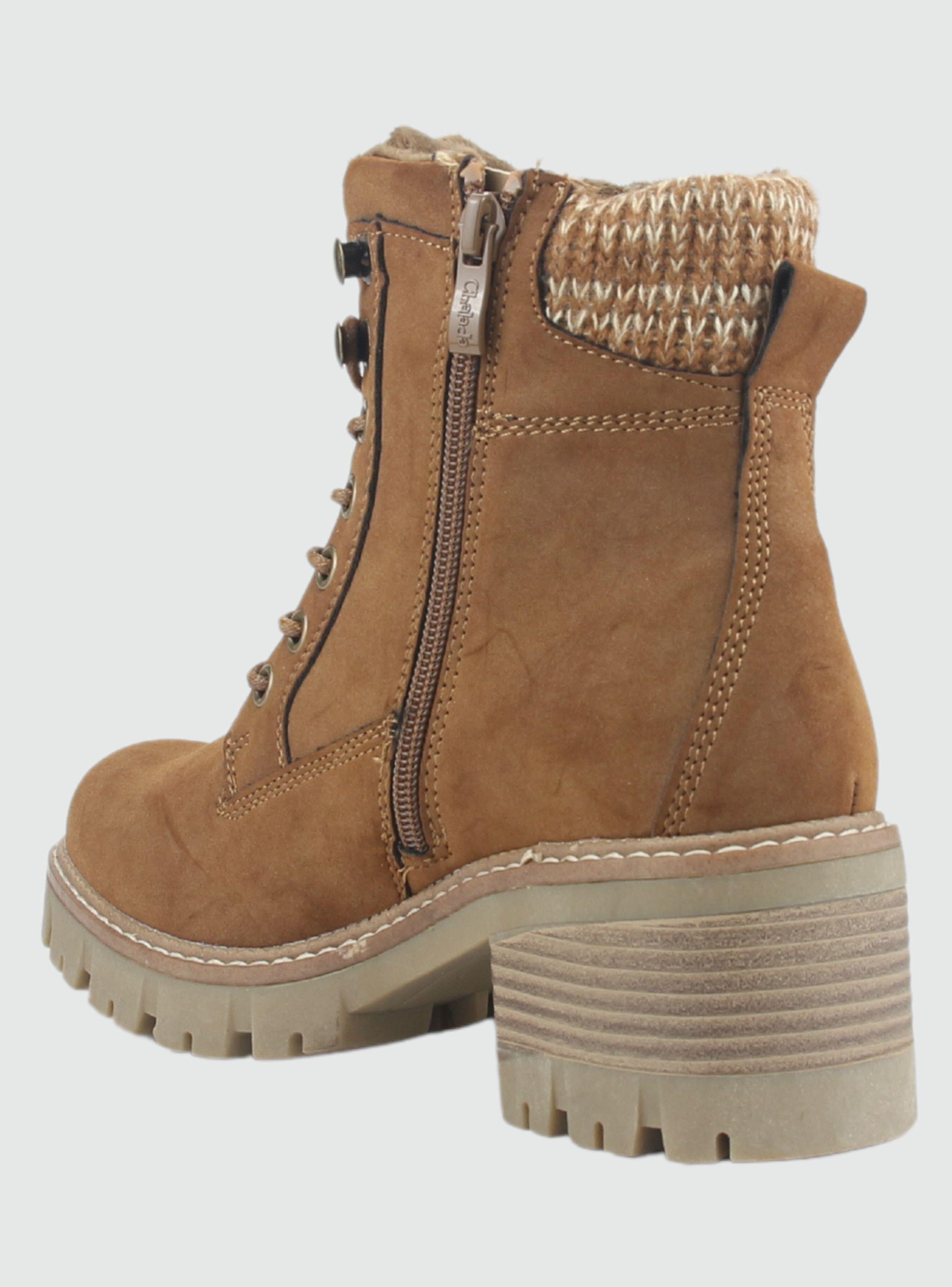 Botin Chalada Mujer Sindy-1 Café Casual-3