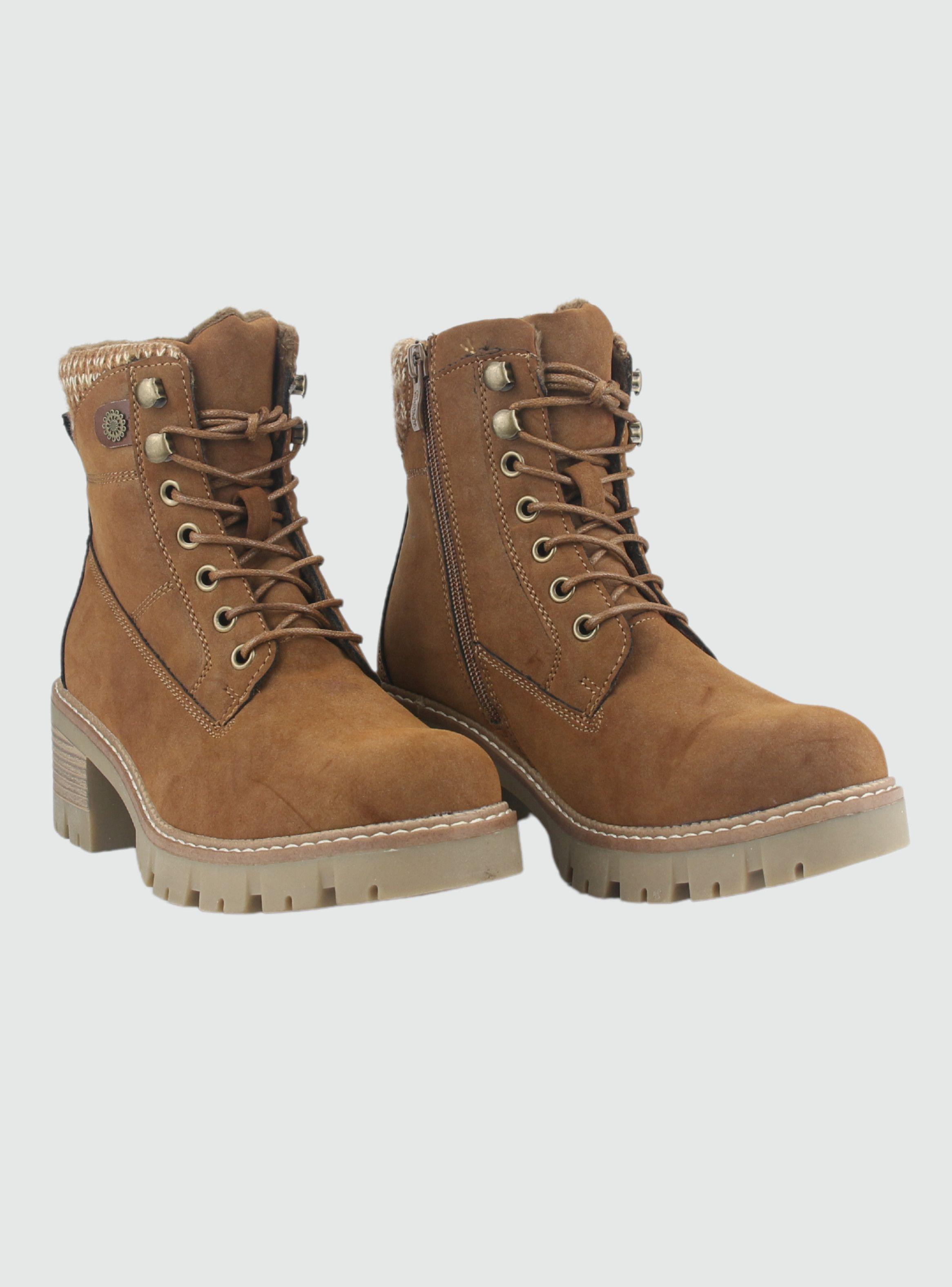 Botin Chalada Mujer Sindy-1 Café Casual-4