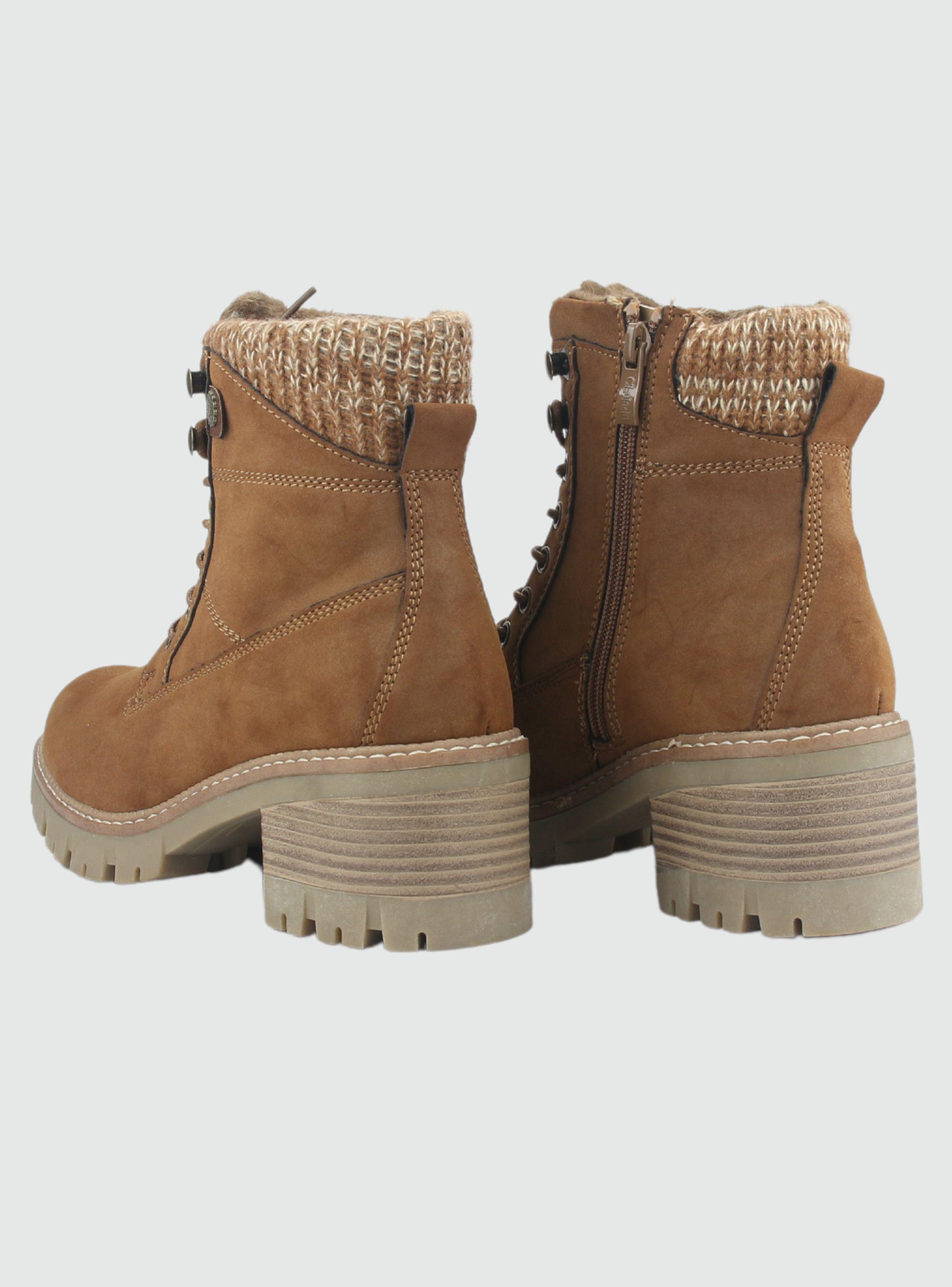 Botin Chalada Mujer Sindy-1 Café Casual-5