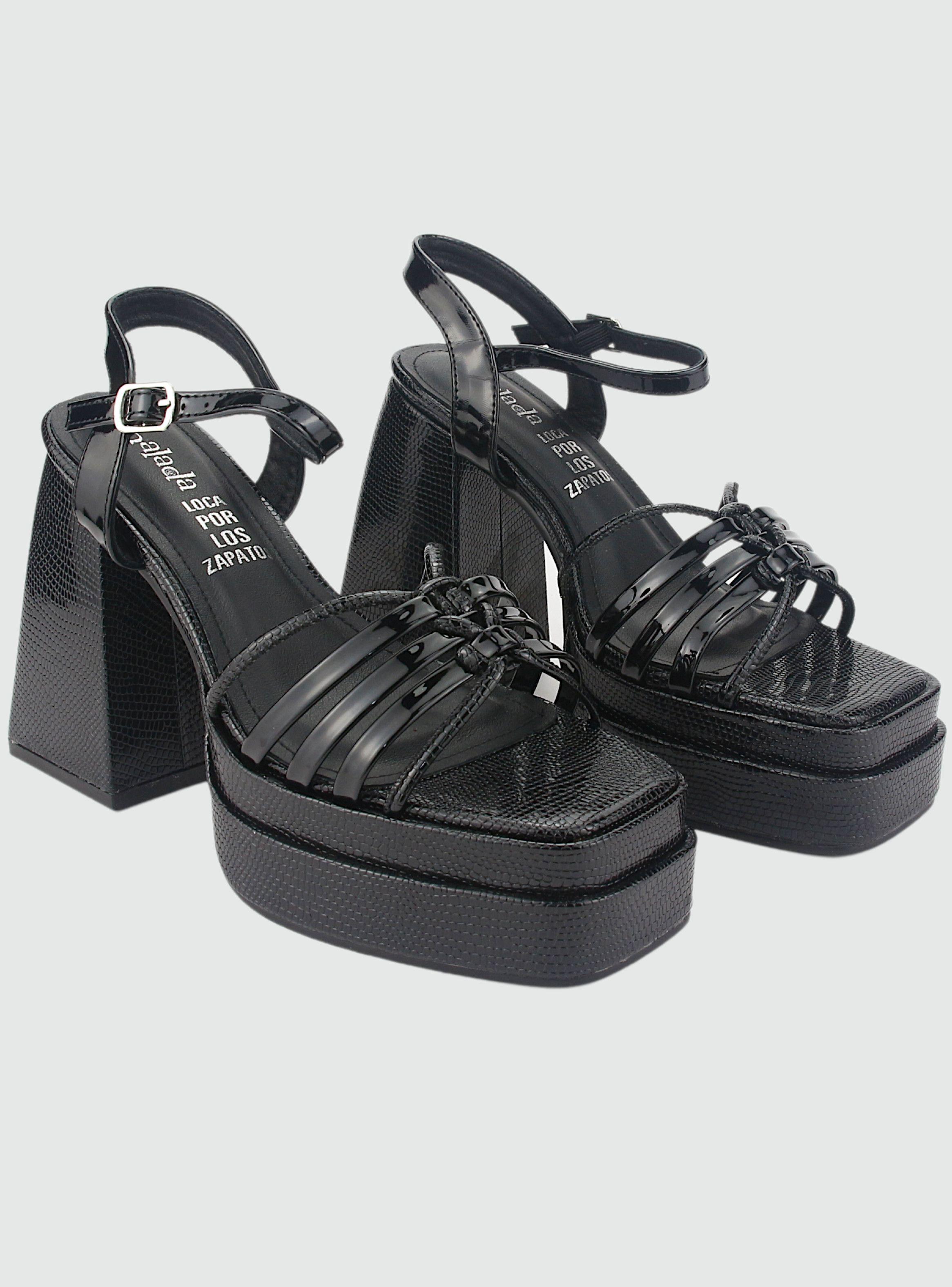 Sandalia Chalada Mujer Yaya-2 Negro Casual-4