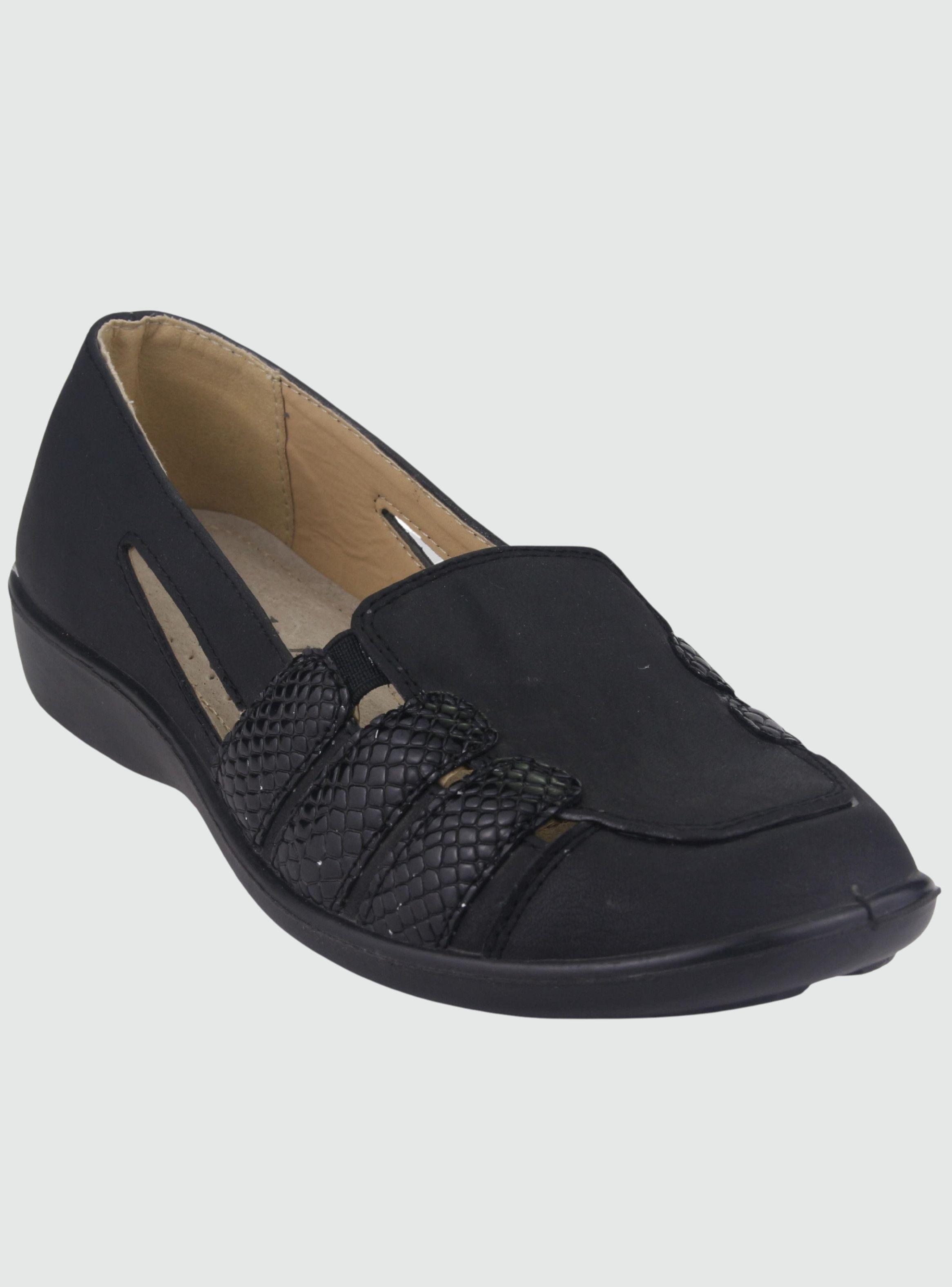 Zapato Chalada Mujer Deco-2 Negro Comfort-1