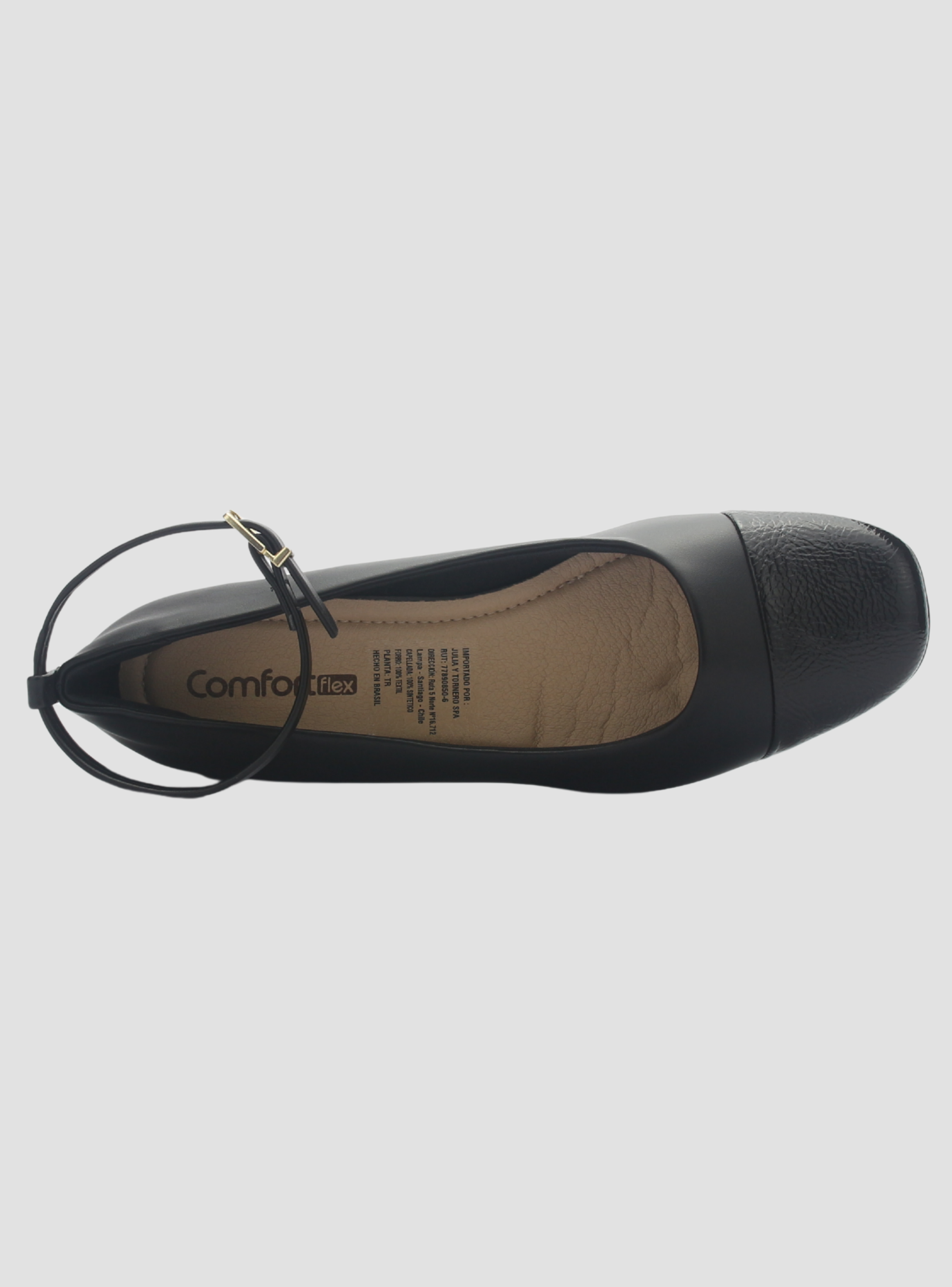 Zapato Mujer Negro Comfortflex 2595403 Casual-4