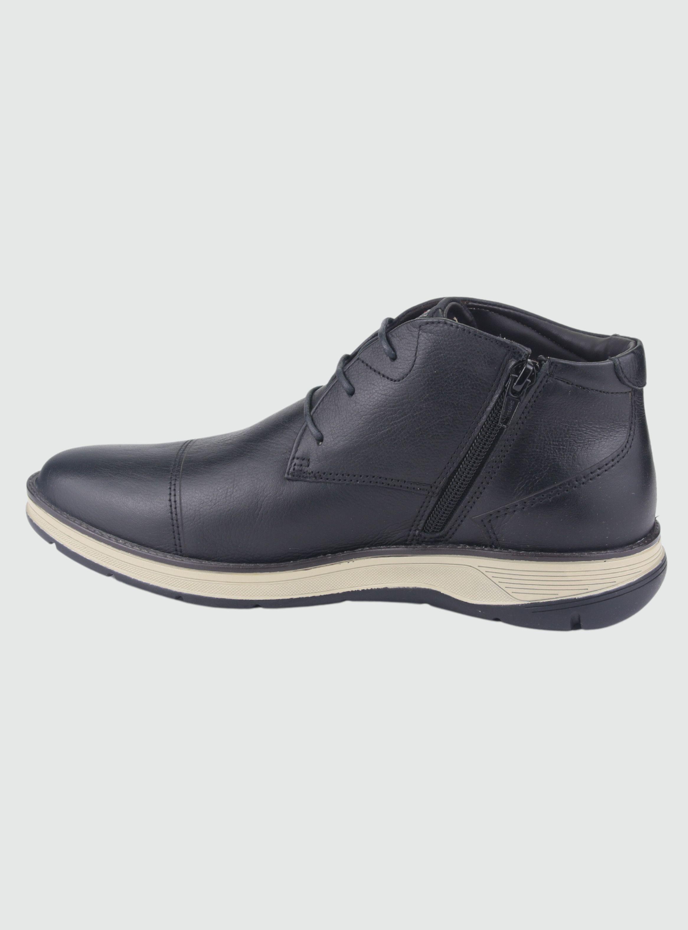 Botin Ferracini Hombre 5542 Fluence Negro Casual-1