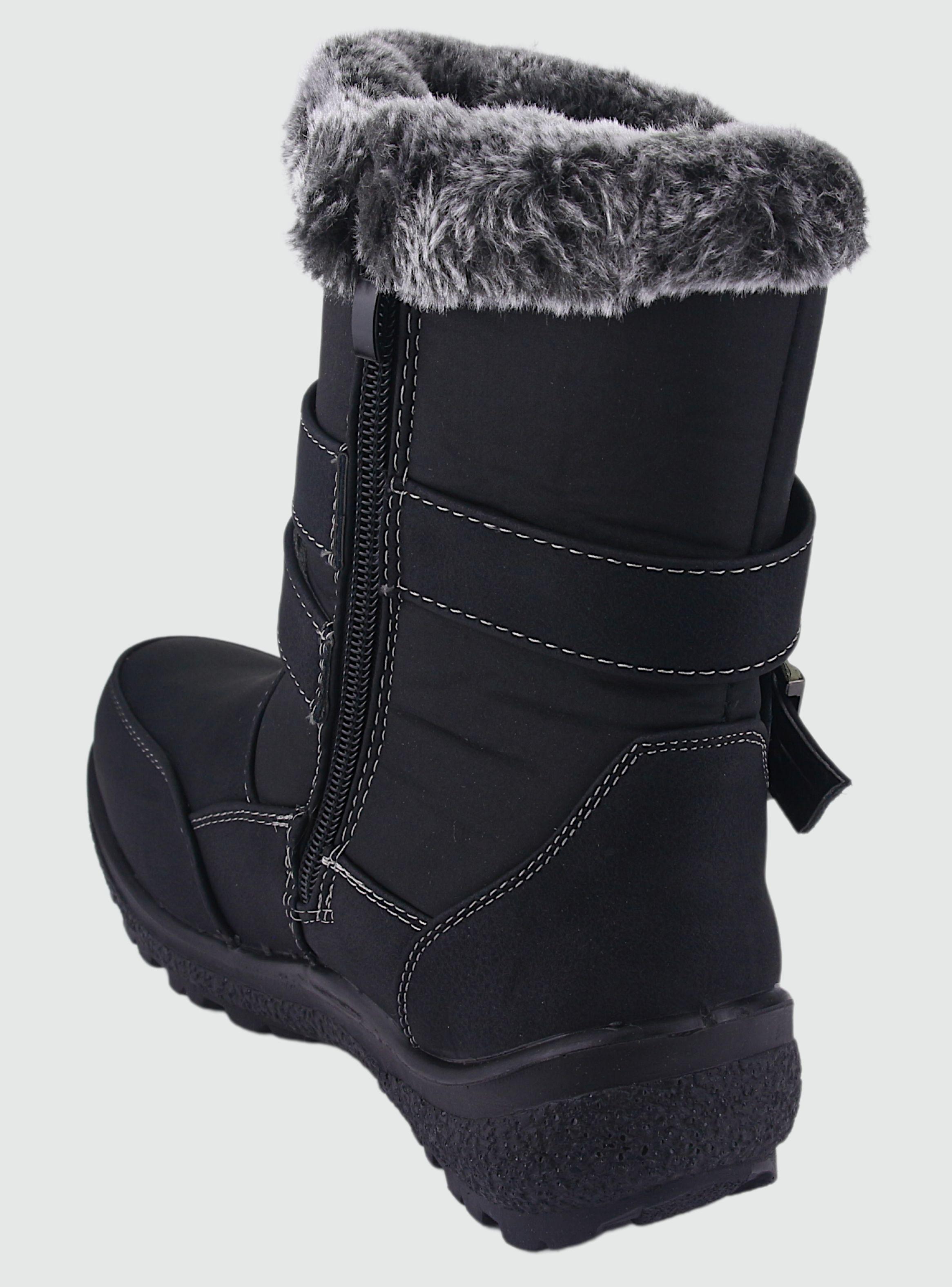 Botin Chalada Mujer Winter-7 Negro Casual-3