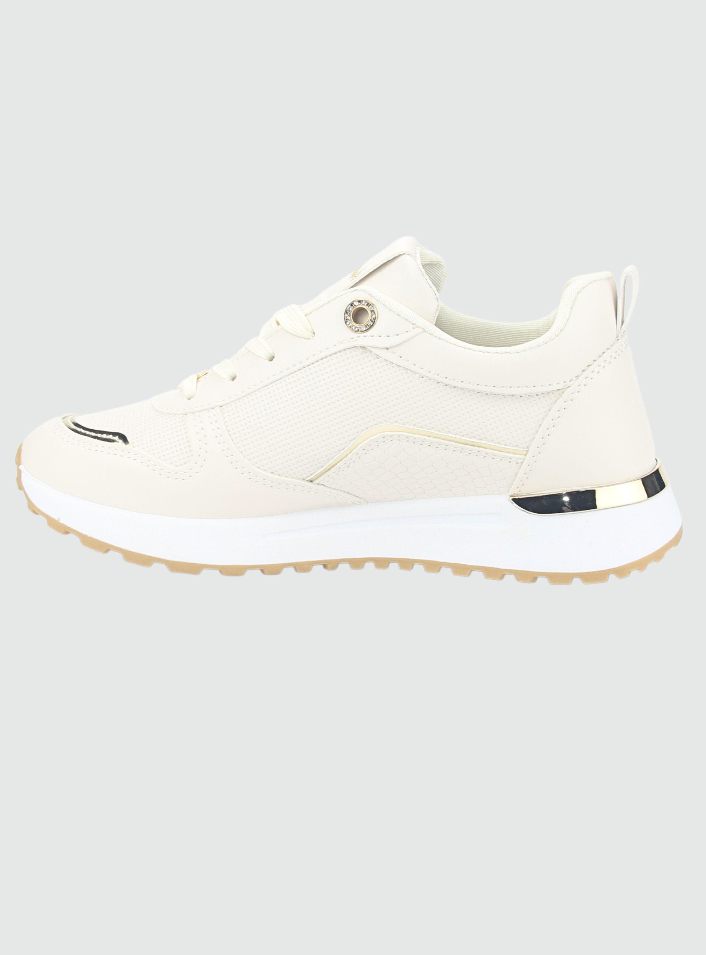 Zapatilla Chalada Mujer Fly-1 Beige Urbano-1