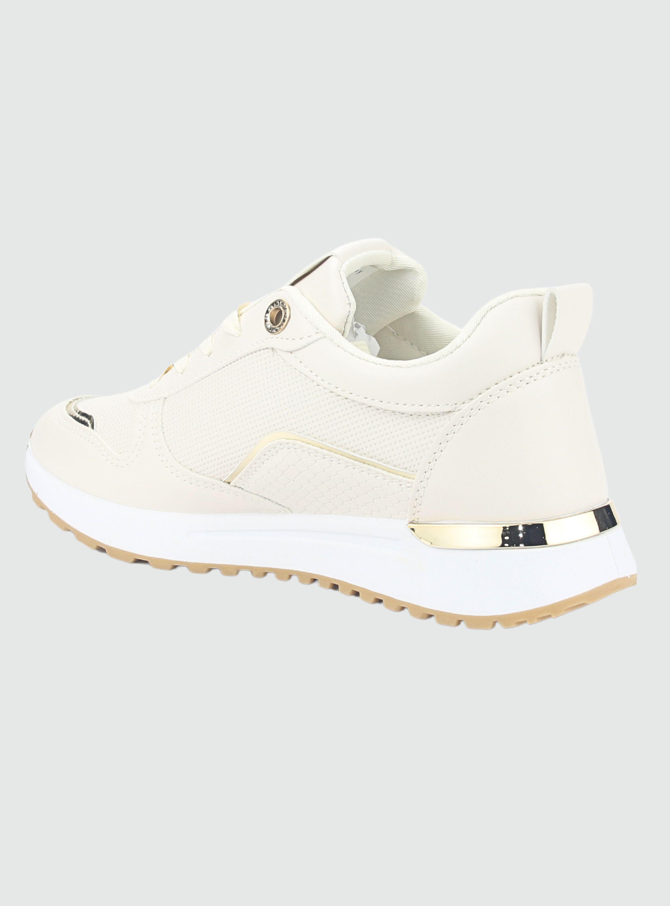Zapatilla Chalada Mujer Fly-1 Beige Urbano-3