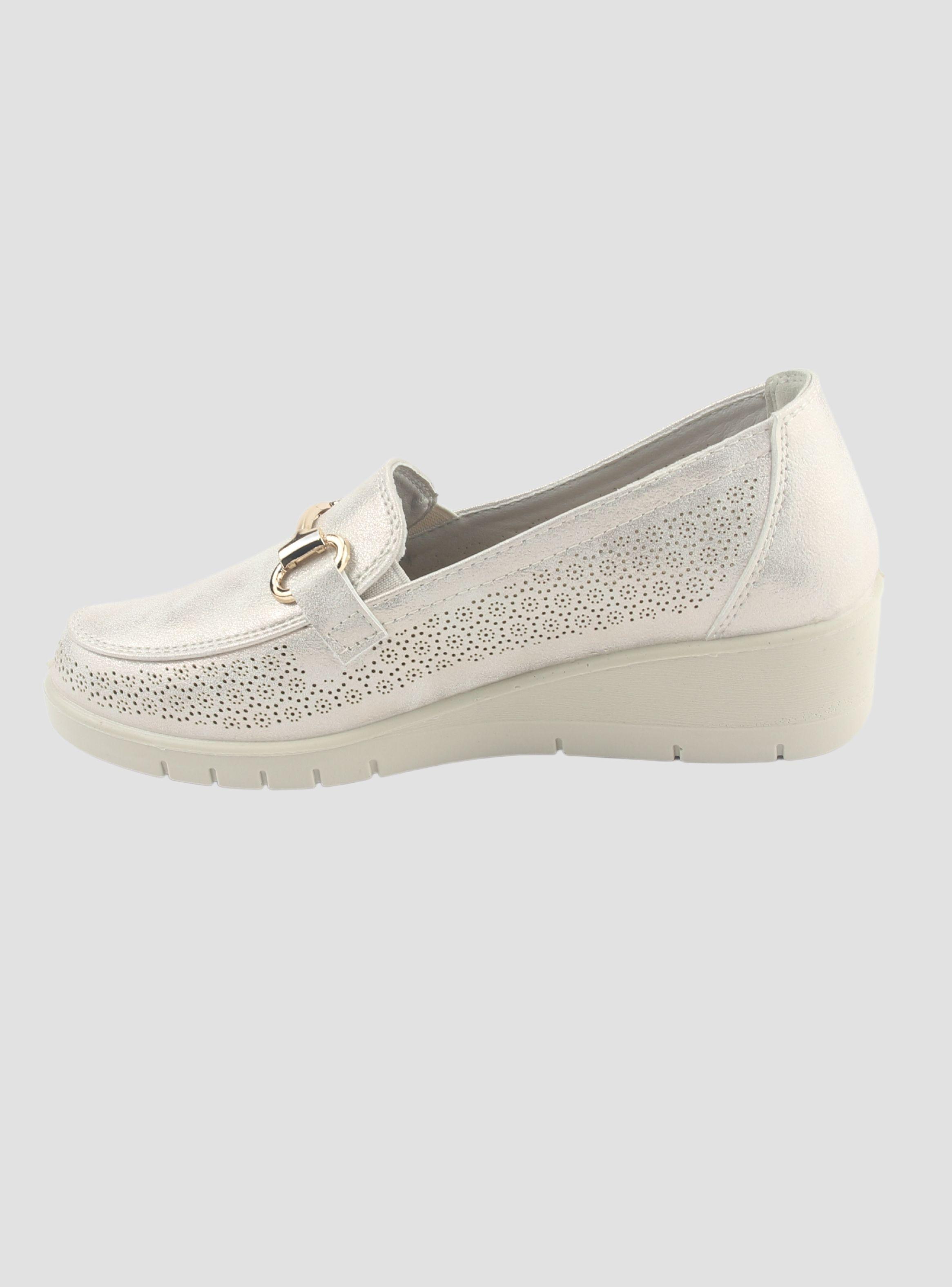 Mocasin Chalada Mujer Cona-2 Dorado Casual-1