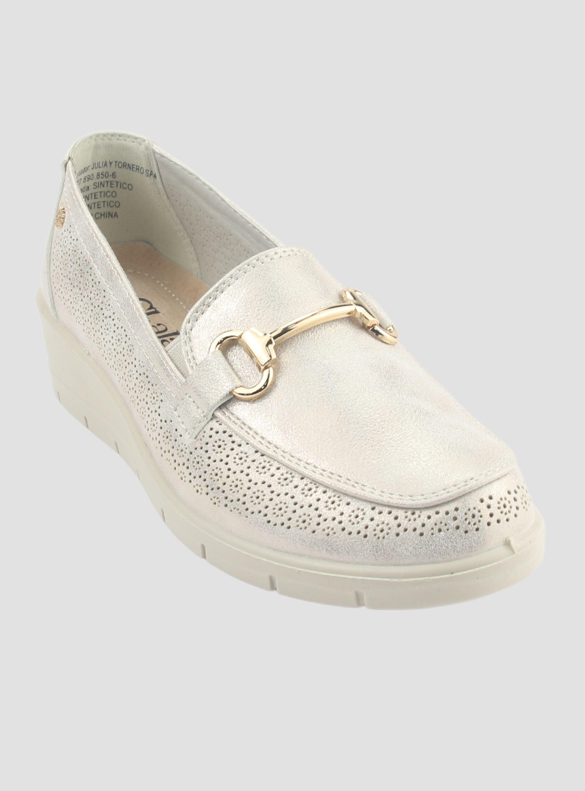 Mocasin Chalada Mujer Cona-2 Dorado Casual-2
