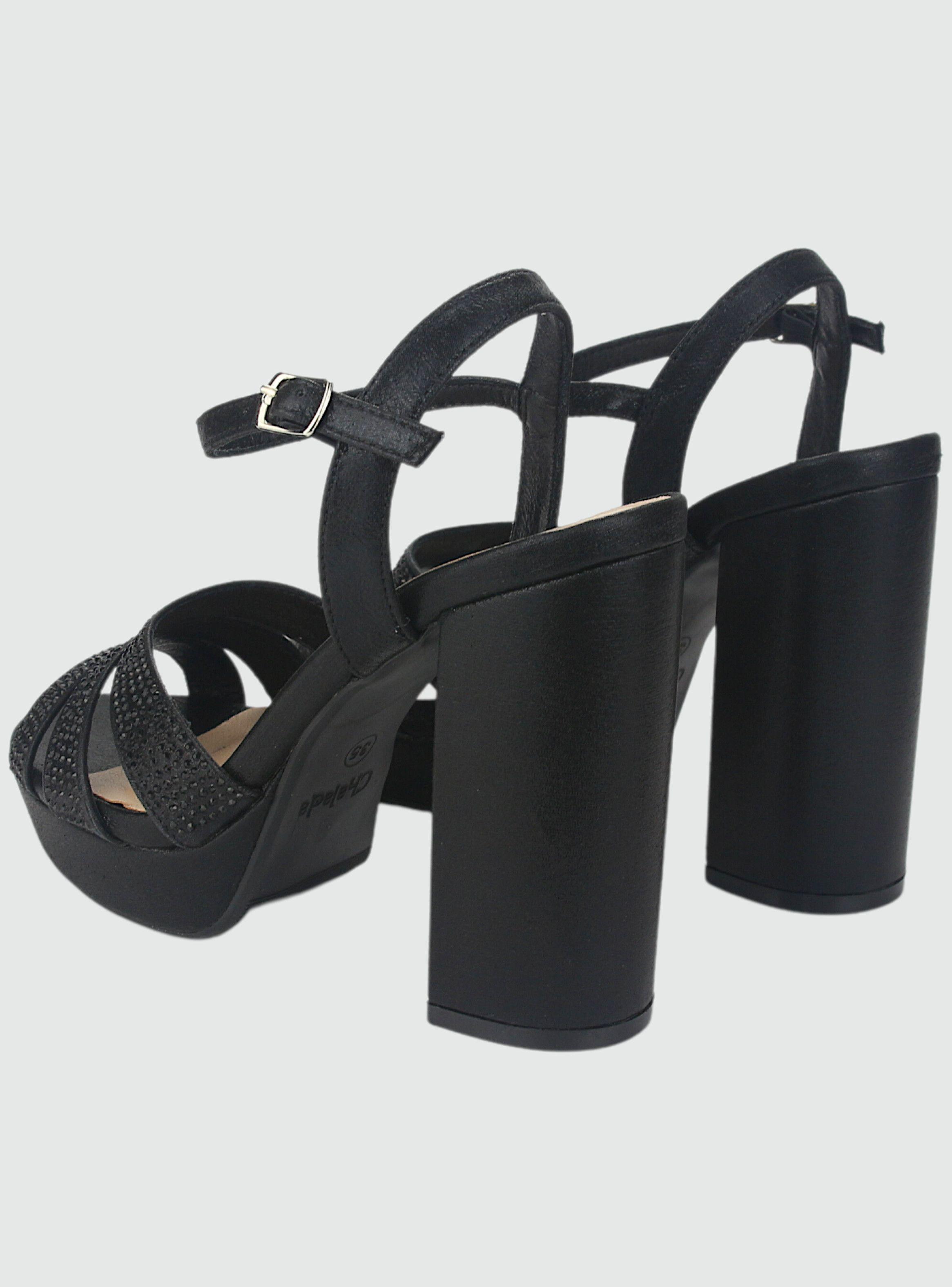 Sandalia Chalada Mujer Tita-1 Negro Casual-5