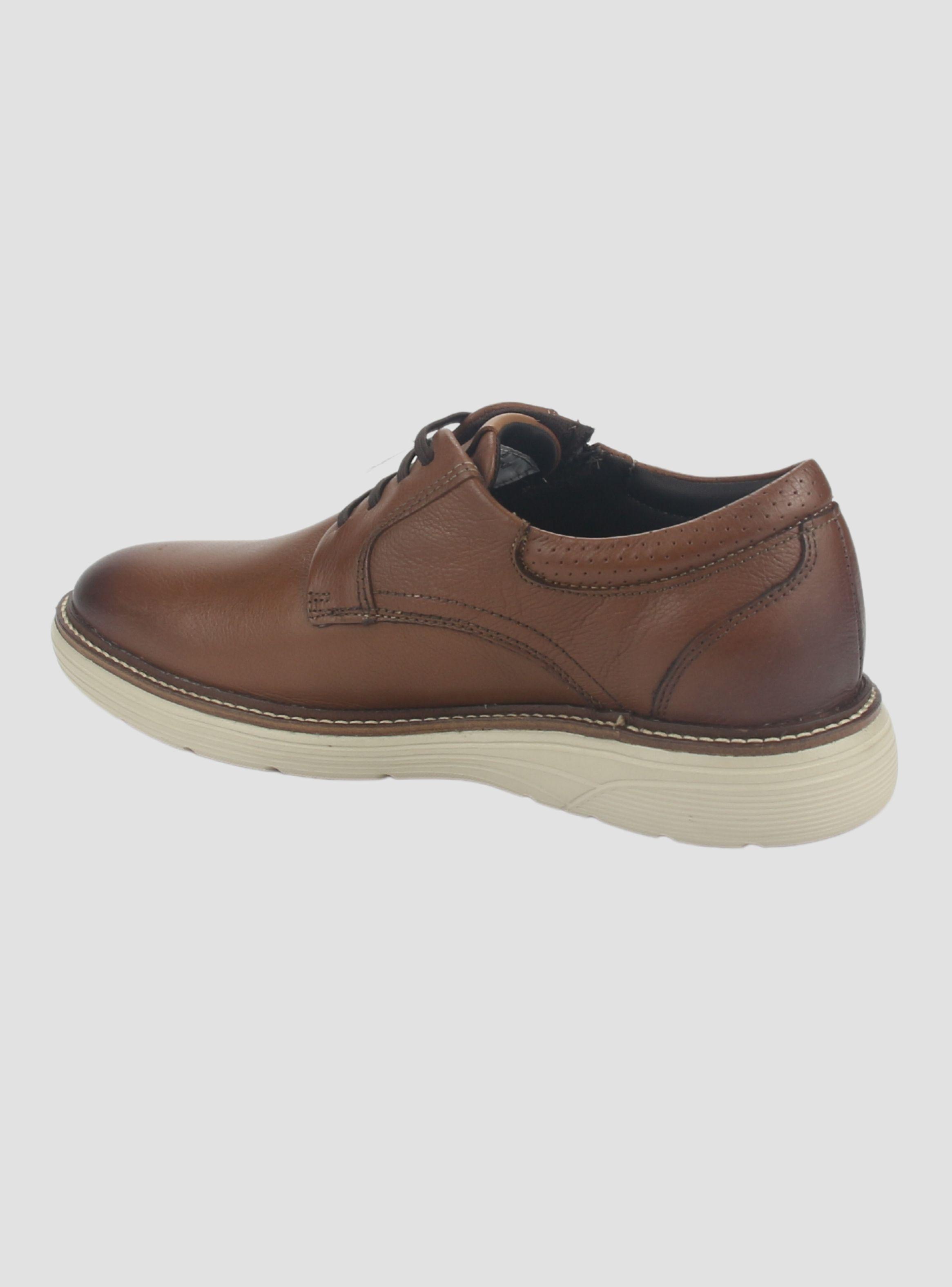 Zapato Ferracini Hombre 4565 Café Casual-3