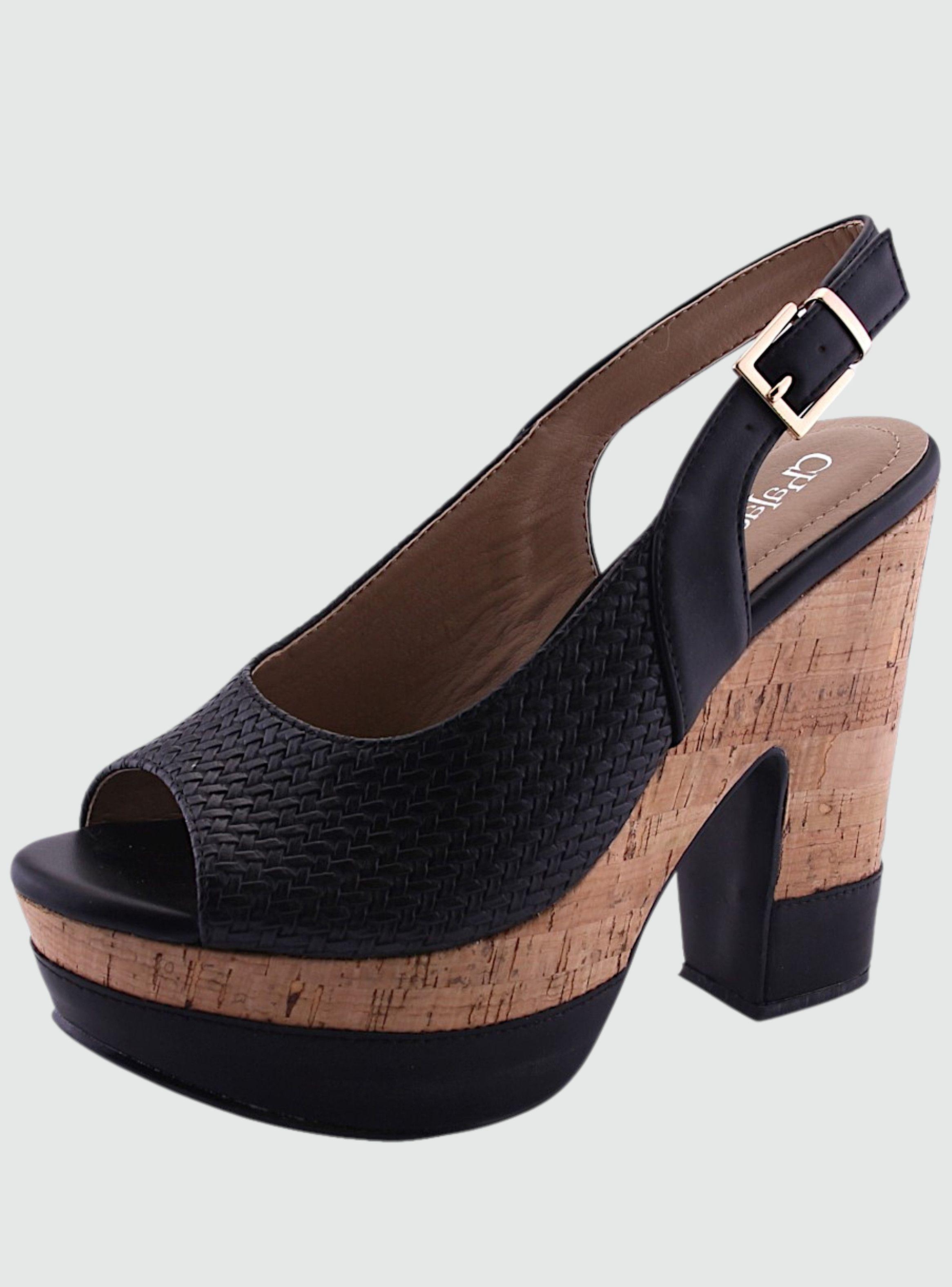 Sandalia Chalada Mujer Fatto-4 Negro Moda-1