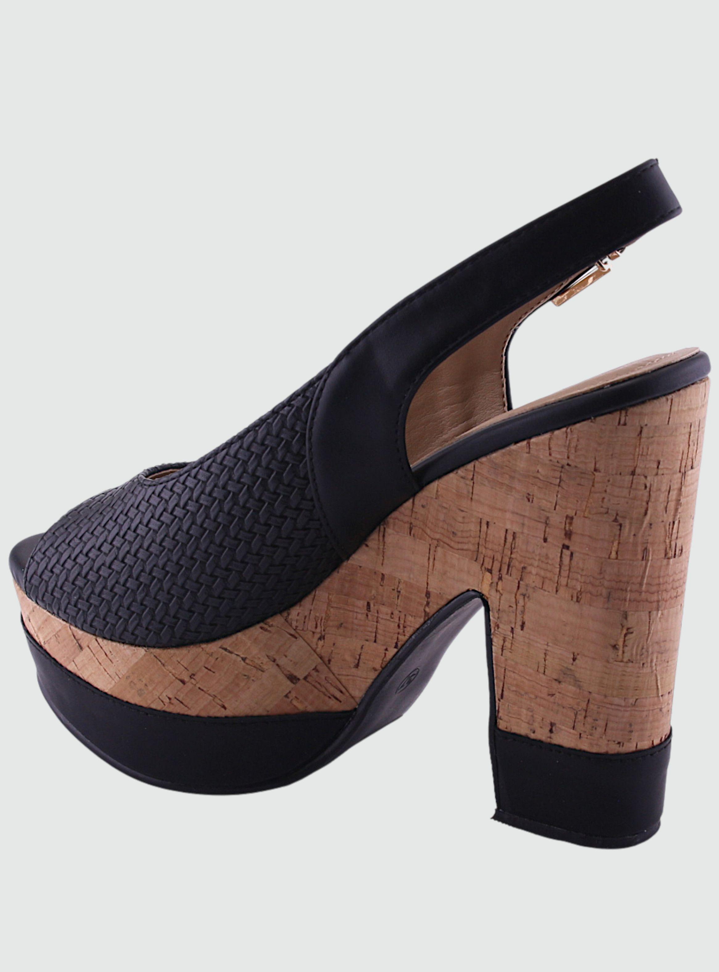 Sandalia Chalada Mujer Fatto-4 Negro Moda-2