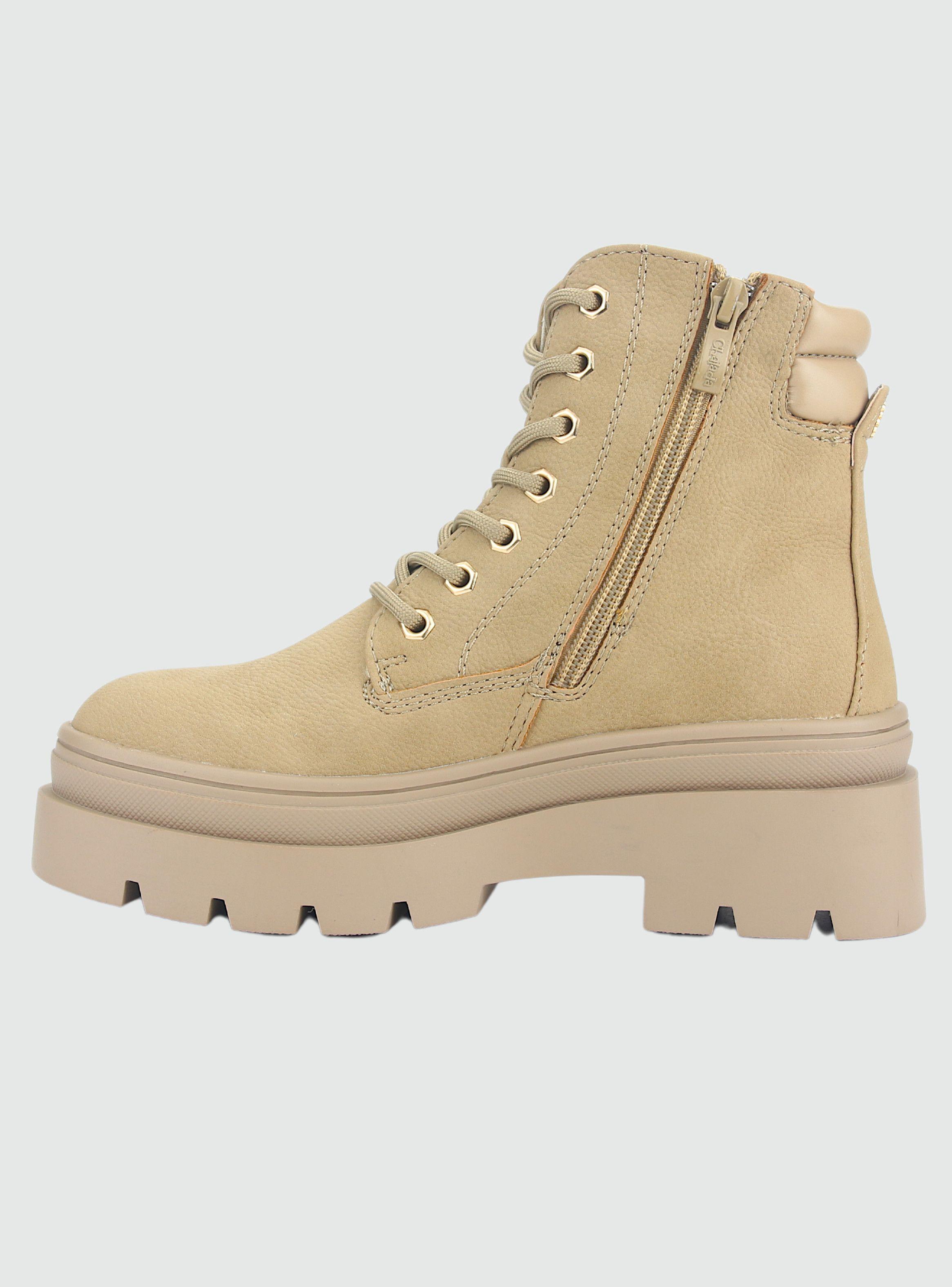 Botin Chalada Mujer Tady-2 Beige Casual-1