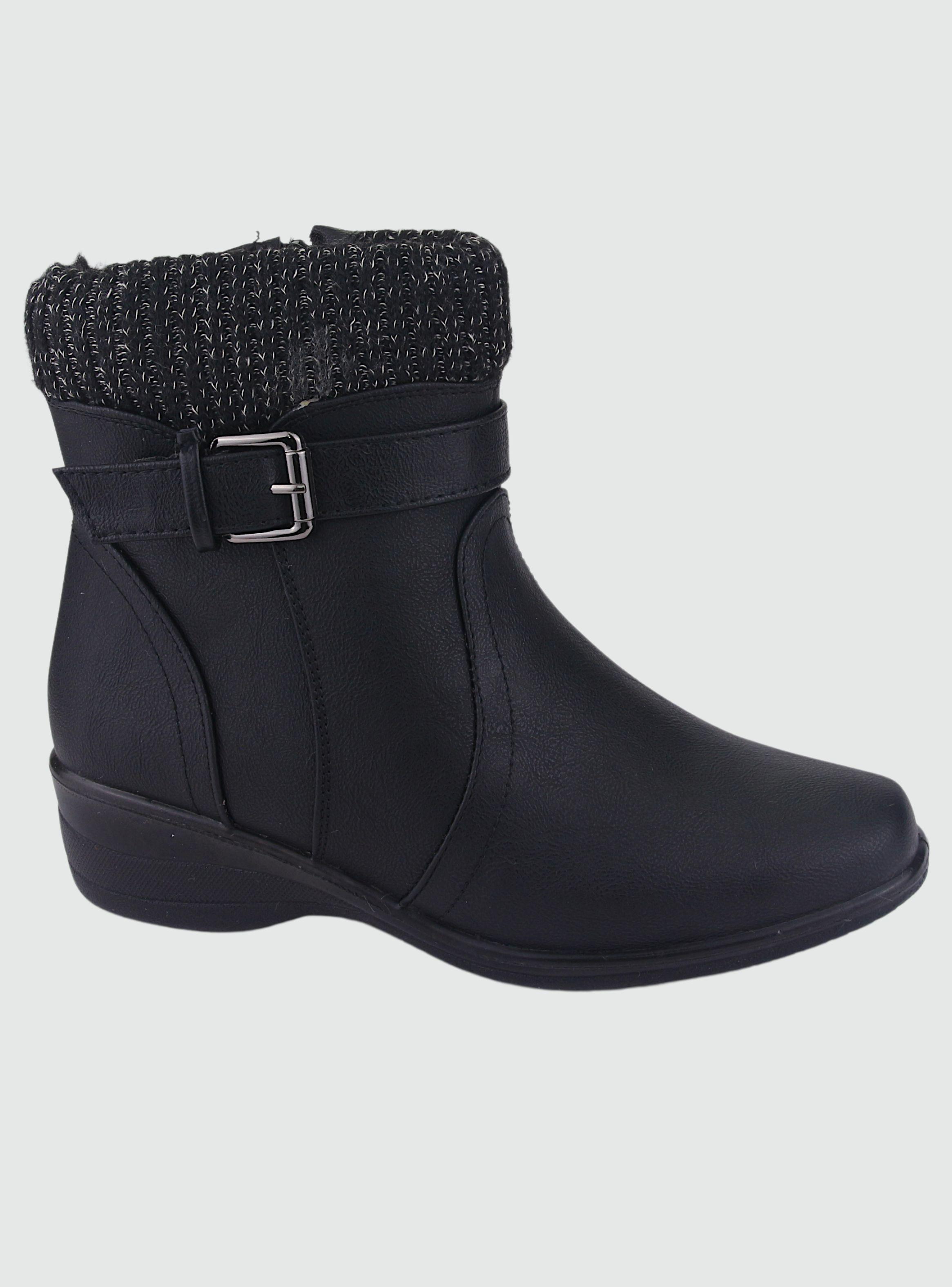 Botin Chalada Mujer Confort-4 Negro Casual-0