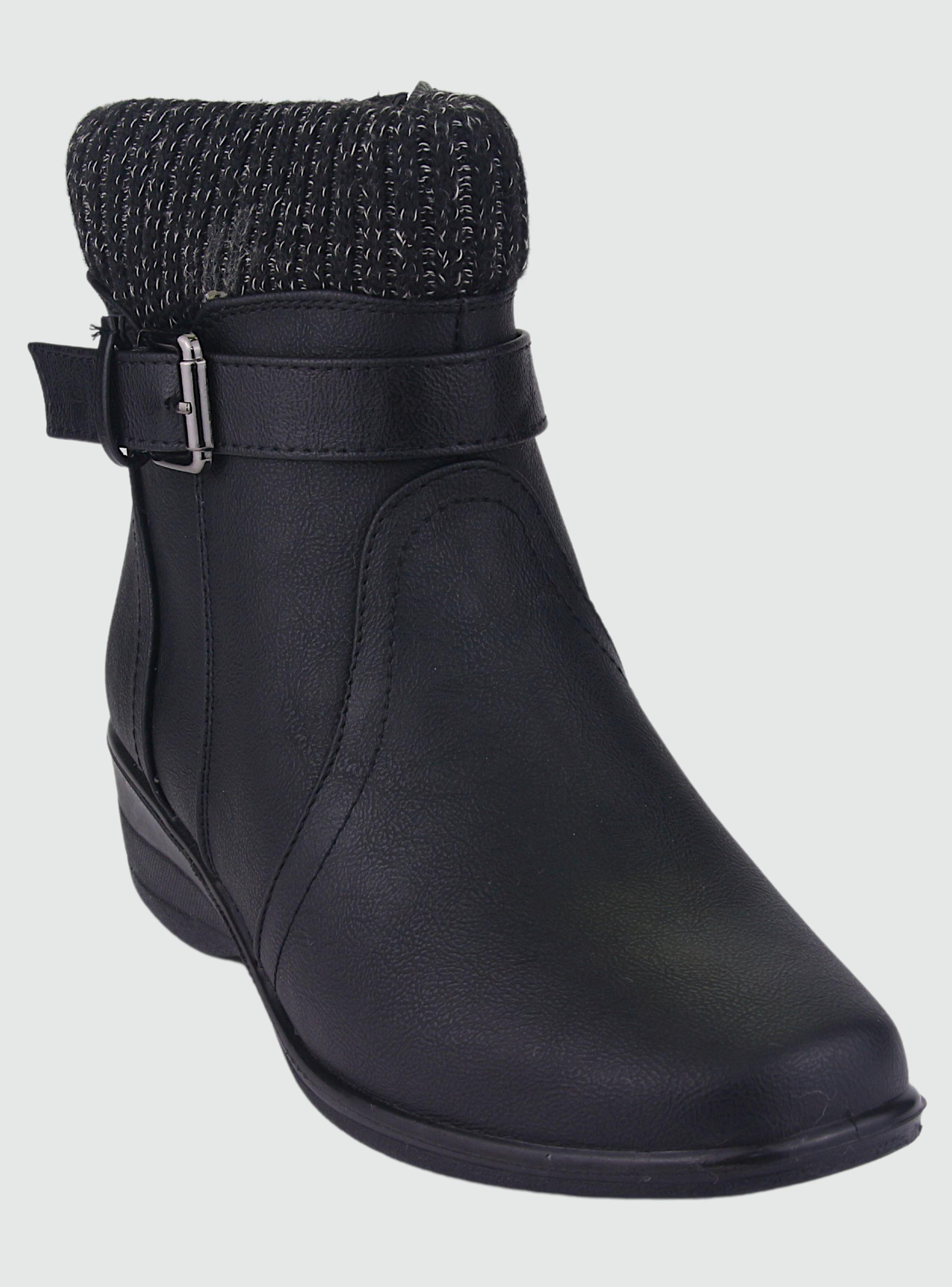 Botin Chalada Mujer Confort-4 Negro Casual-2