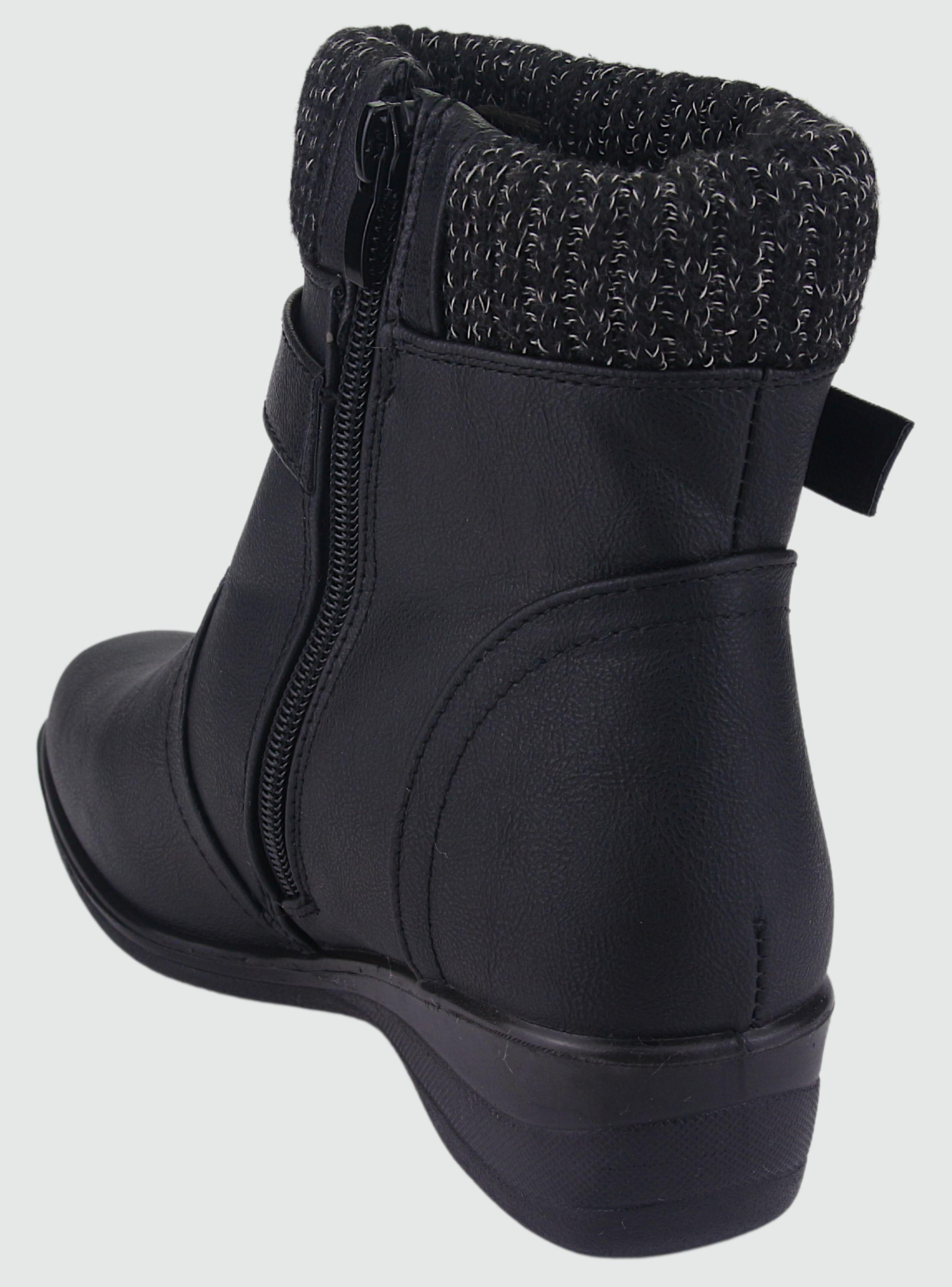Botin Chalada Mujer Confort-4 Negro Casual-3
