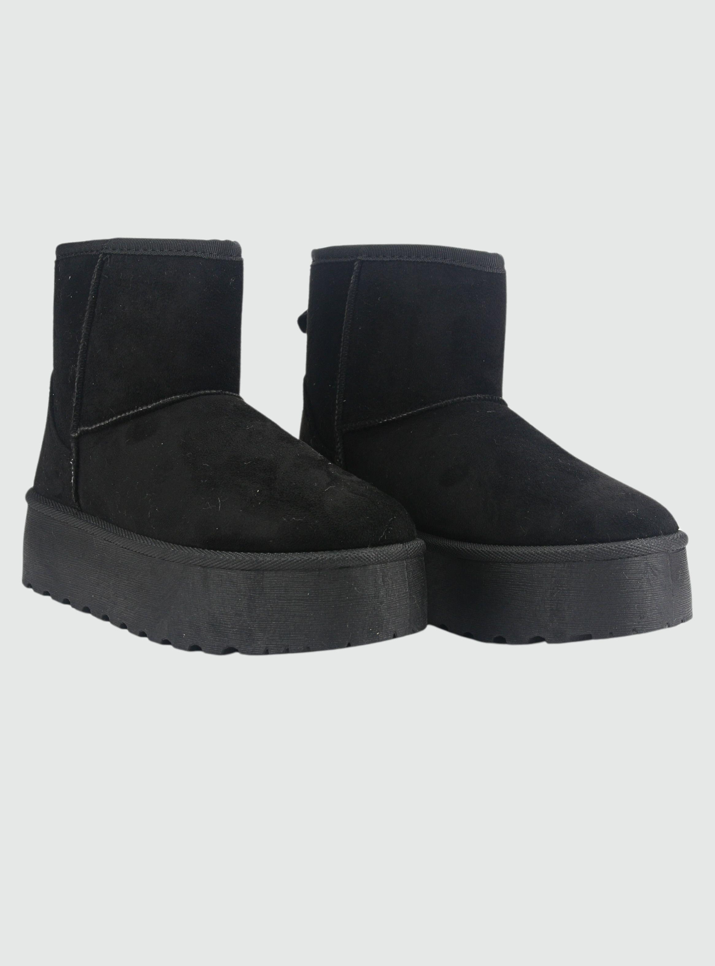 Botin Chalada Mujer Pinguih-2 Negro Comfort-4