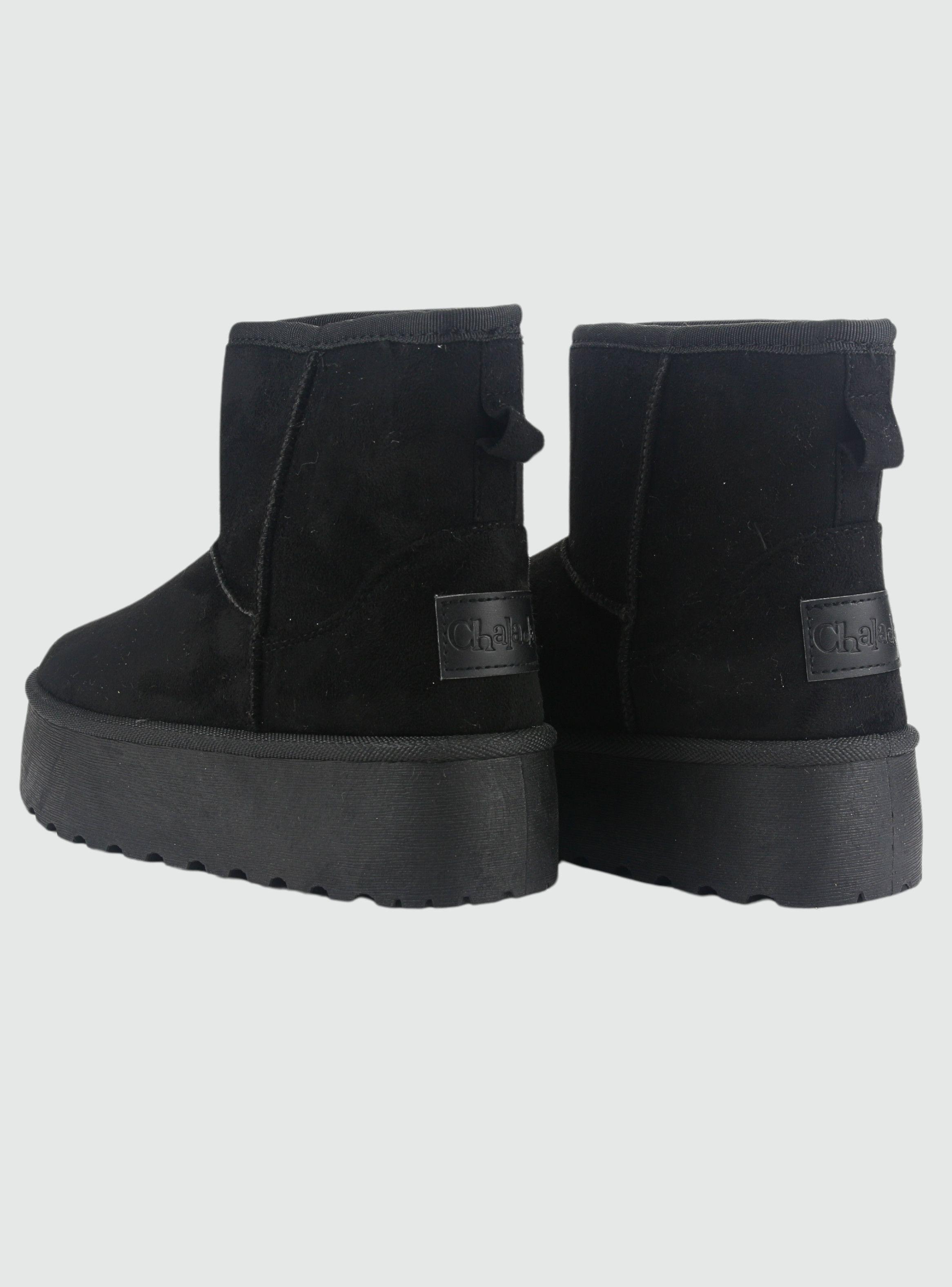Botin Chalada Mujer Pinguih-2 Negro Comfort-5