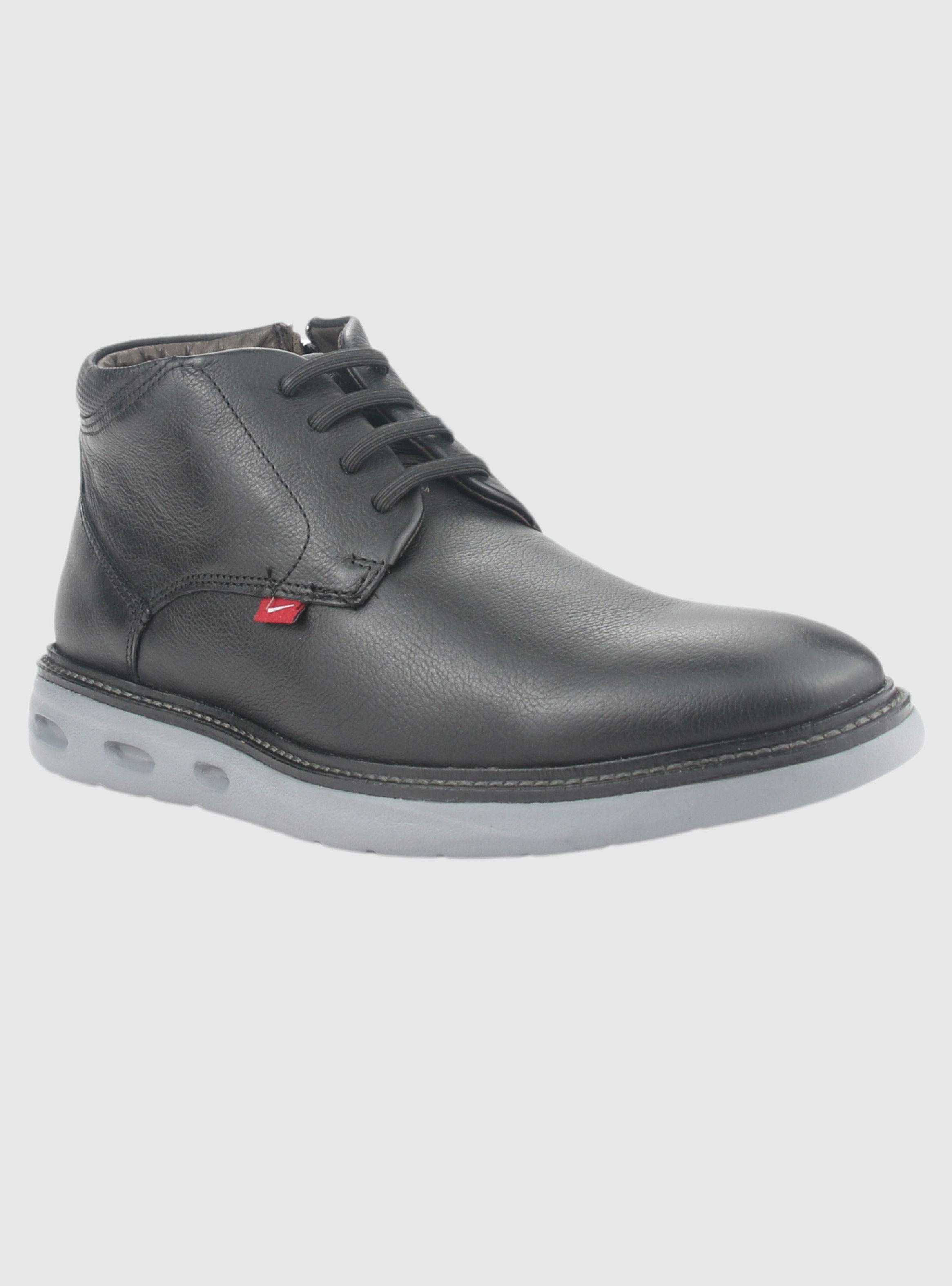 Botin Ferracini Hombre 4162 Hannover Negro Casual-2