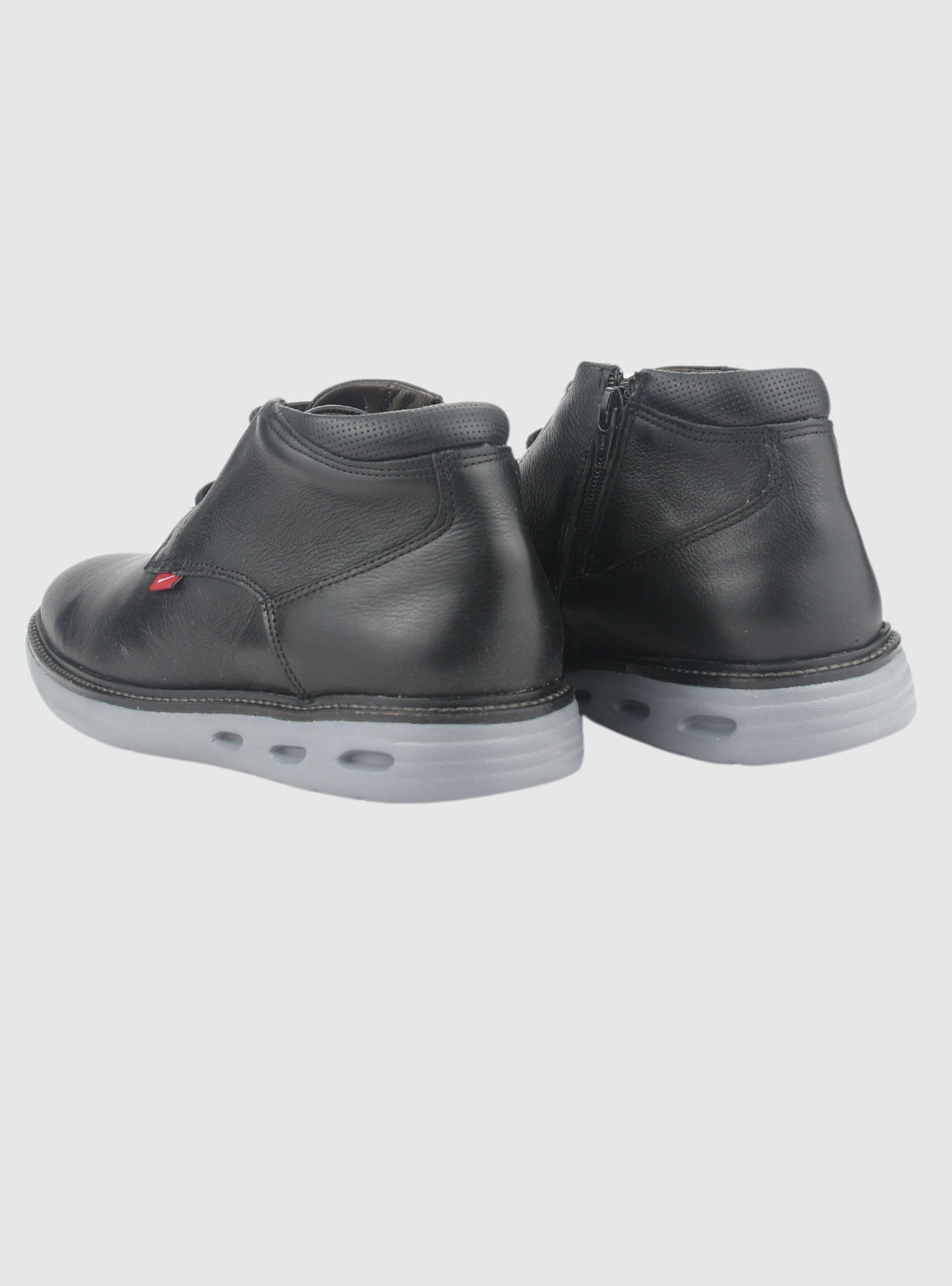 Botin Ferracini Hombre 4162 Hannover Negro Casual-5