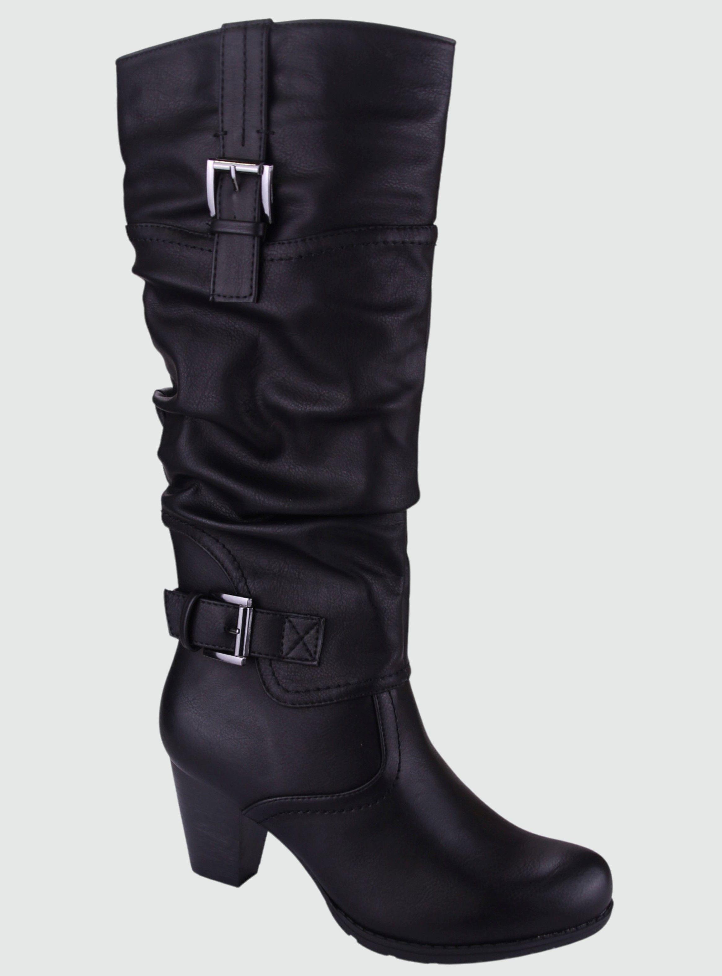 Bota Chalada Mujer Ceta-4 Negro Casual-0