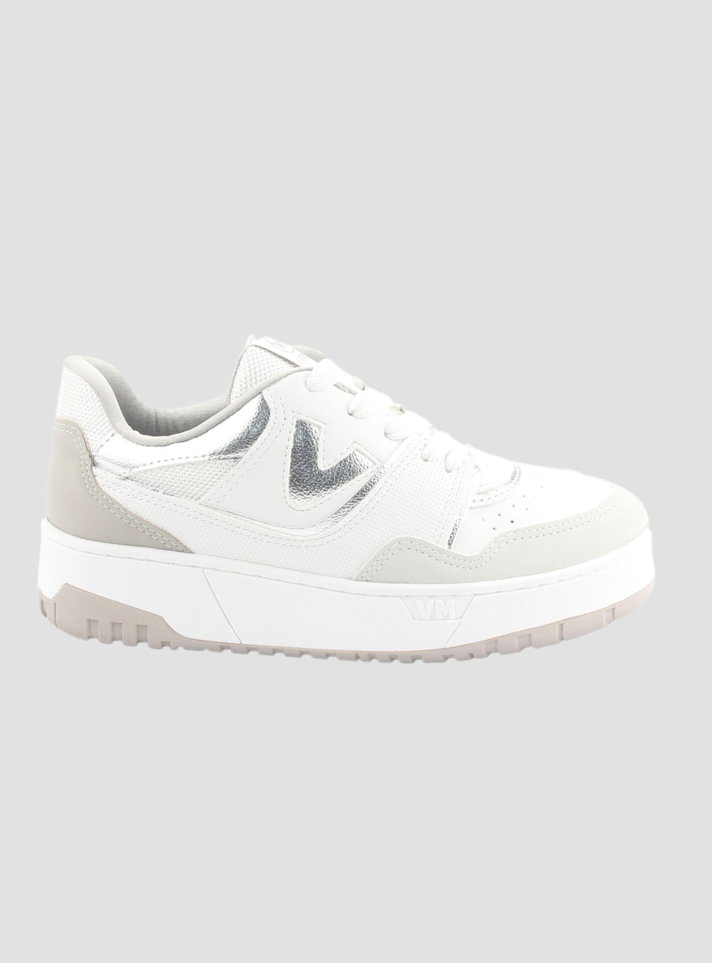 Zapatilla Via Marte Mujer 042-001-02 Blanco Casual-1