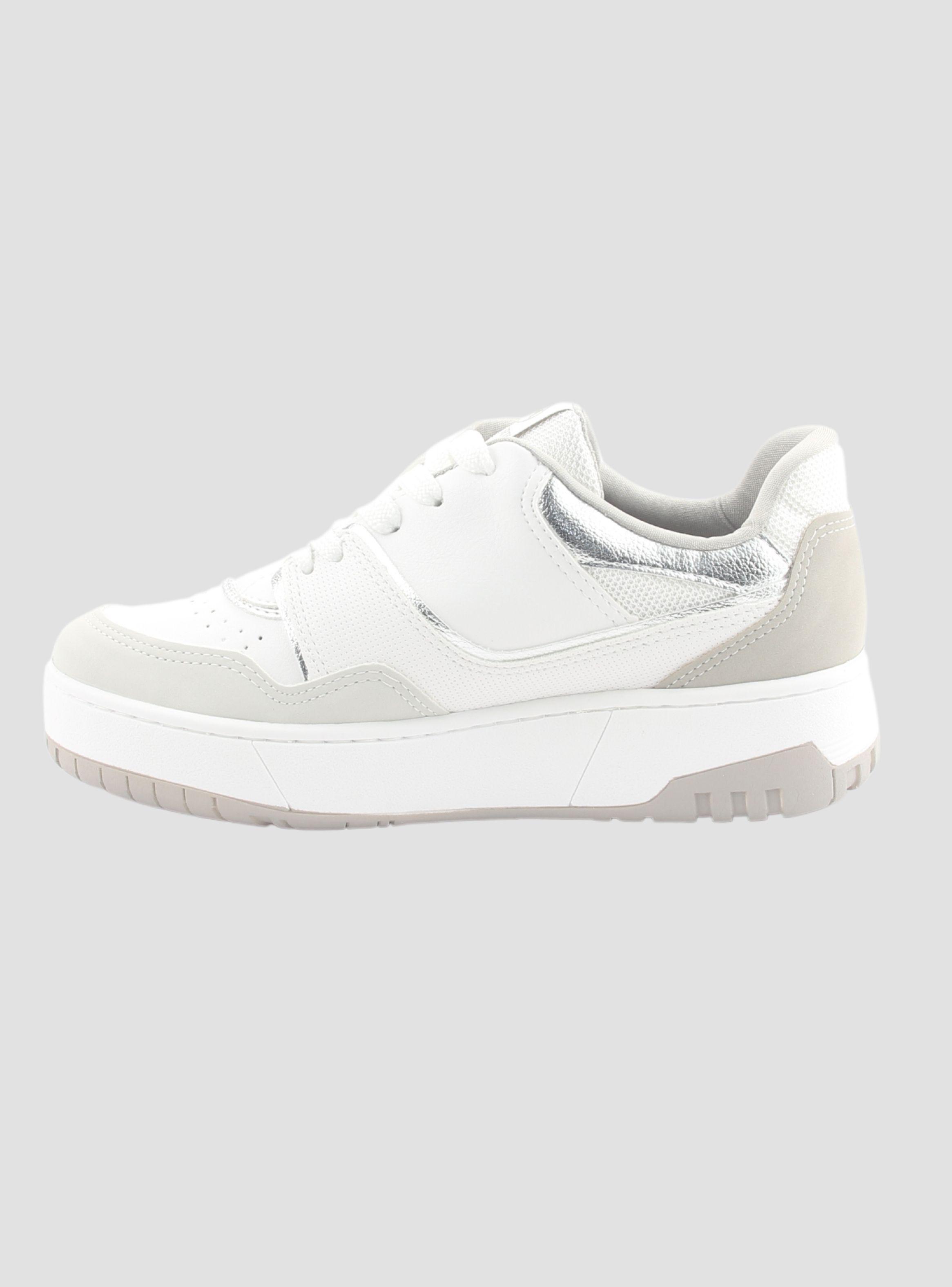 Zapatilla Via Marte Mujer 042-001-02 Blanco Casual-3