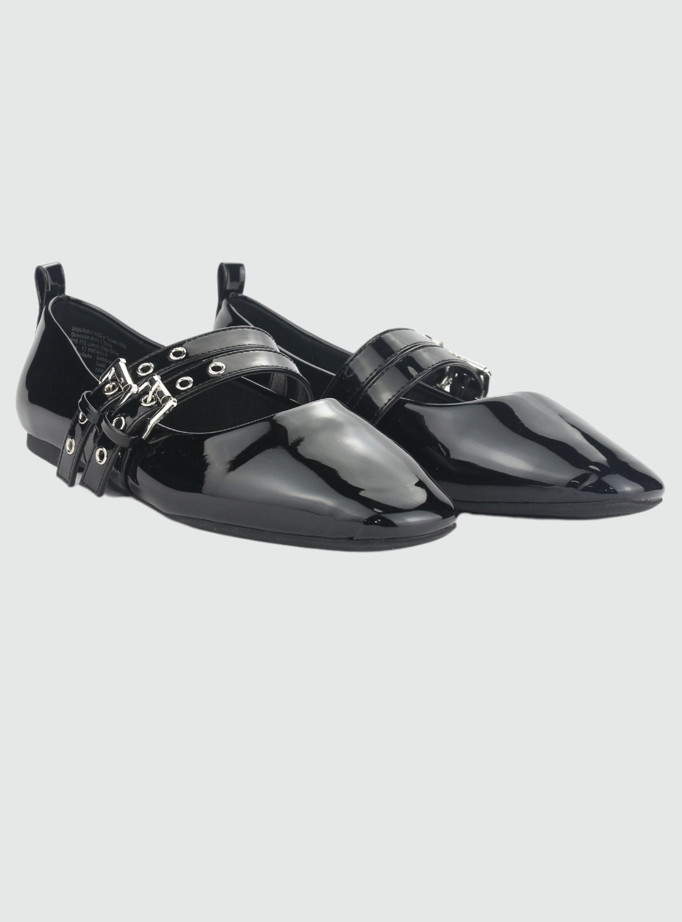 Zapato Chalada Mujer Miu-3 V Negro Negro Casual-4