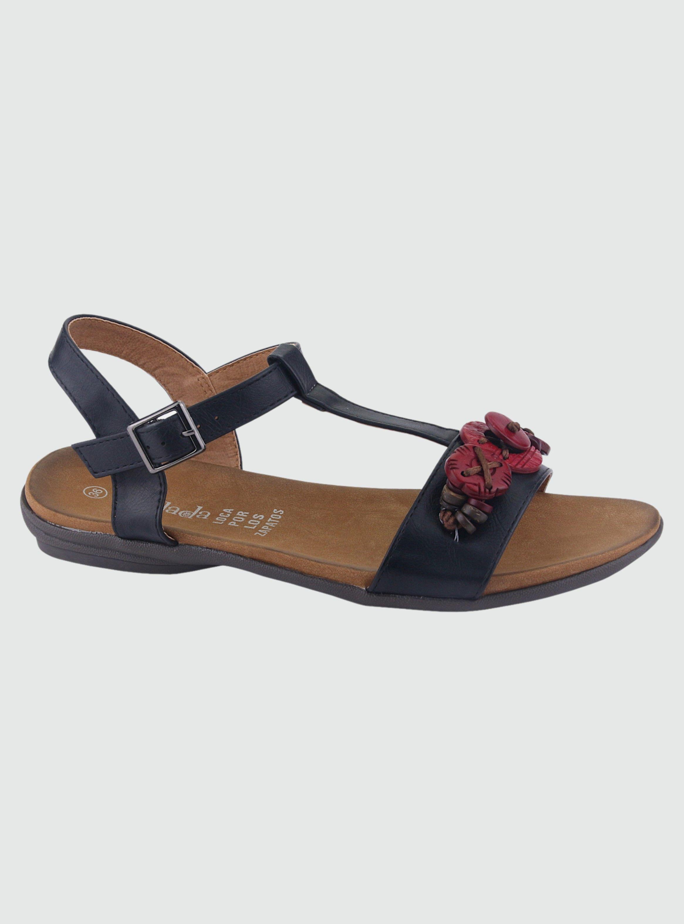 Sandalia Chalada Mujer Anatomic74 Negro Moda-0