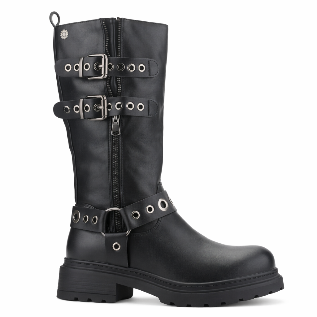 Botin Negro Mujer Casual Chalada Bika-0