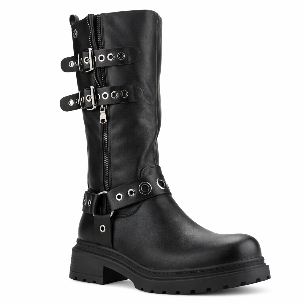 Botin Negro Mujer Casual Chalada Bika-2