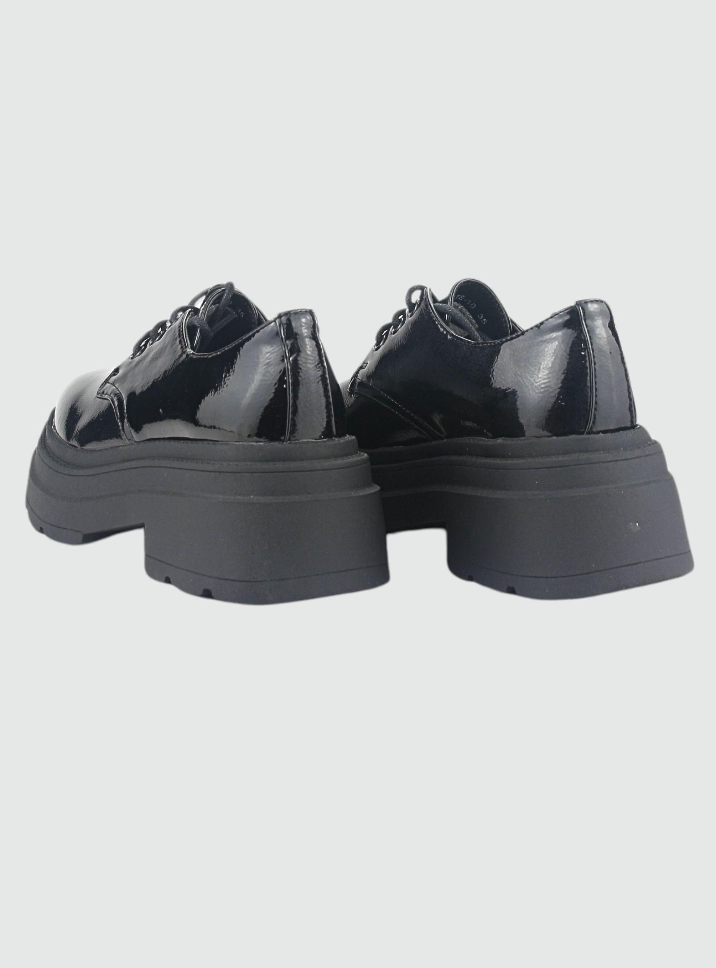 Zapato Chalada Mujer Gate-11 Negro Casual-5