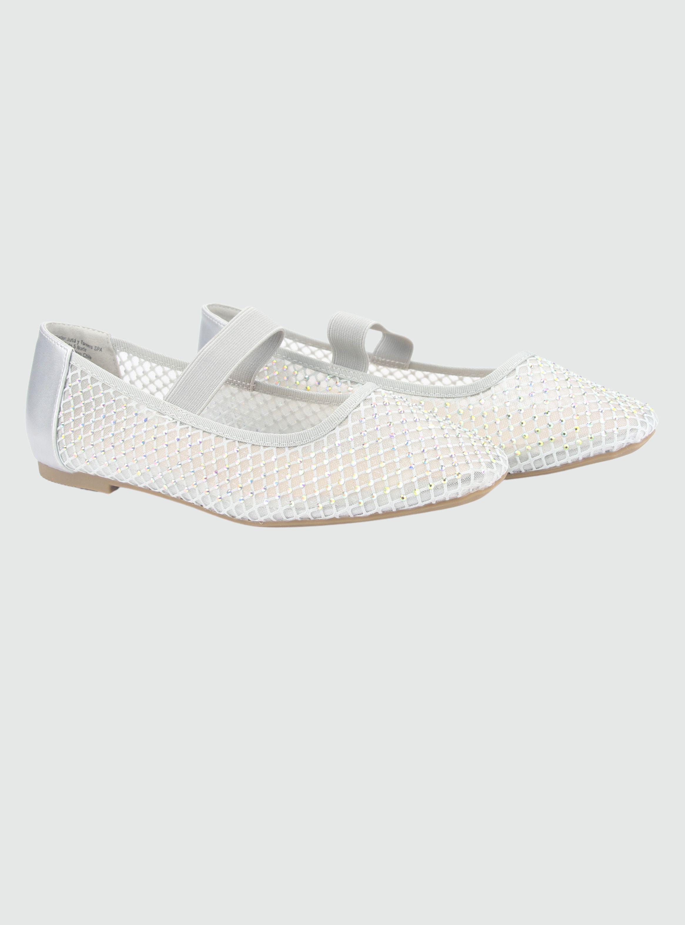 Ballerina Chalada Mujer Miu-5 Plateado Casual-9