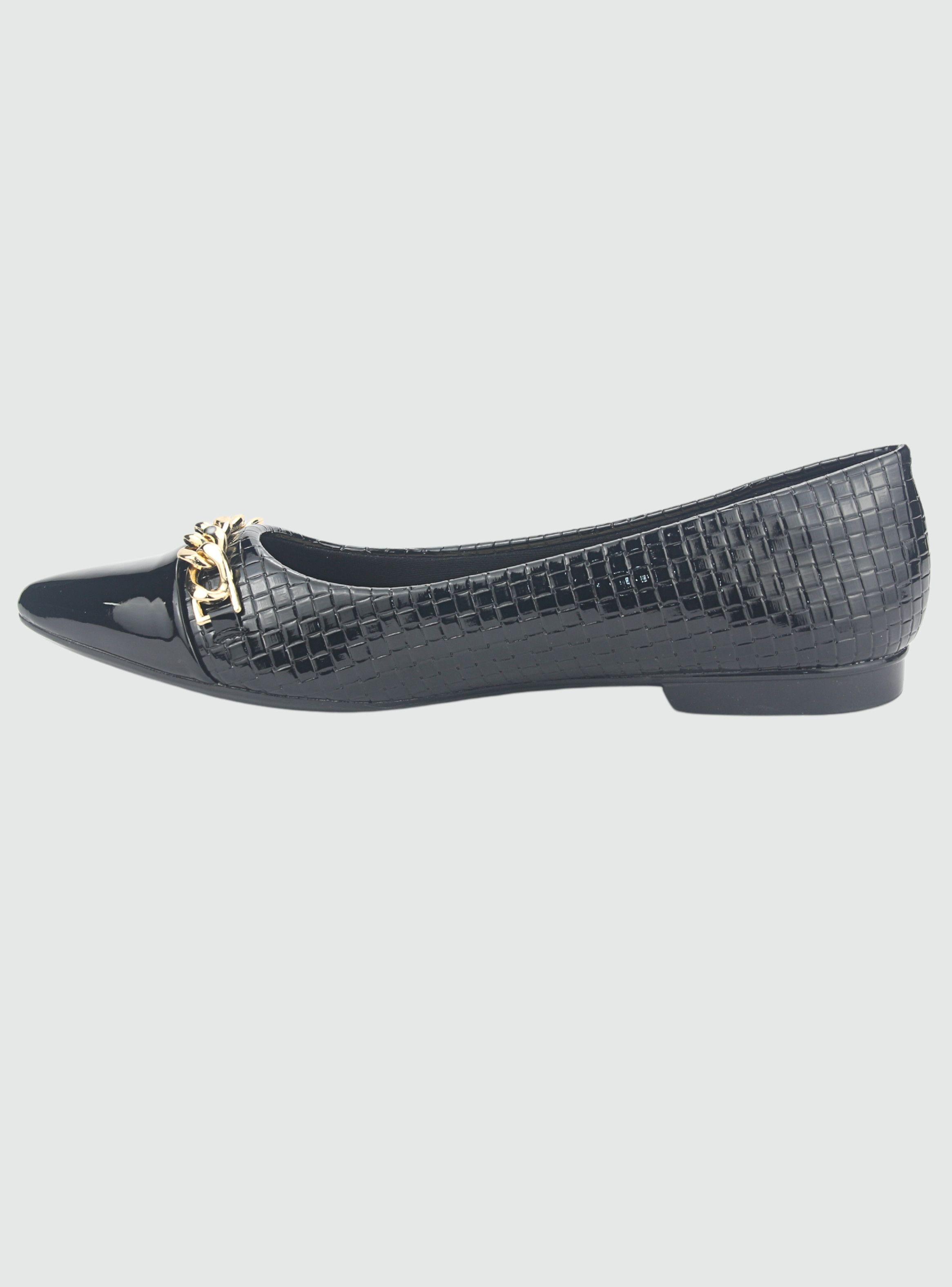 Zapato Chalada Mujer Mercnew-3 Negro Casual-1