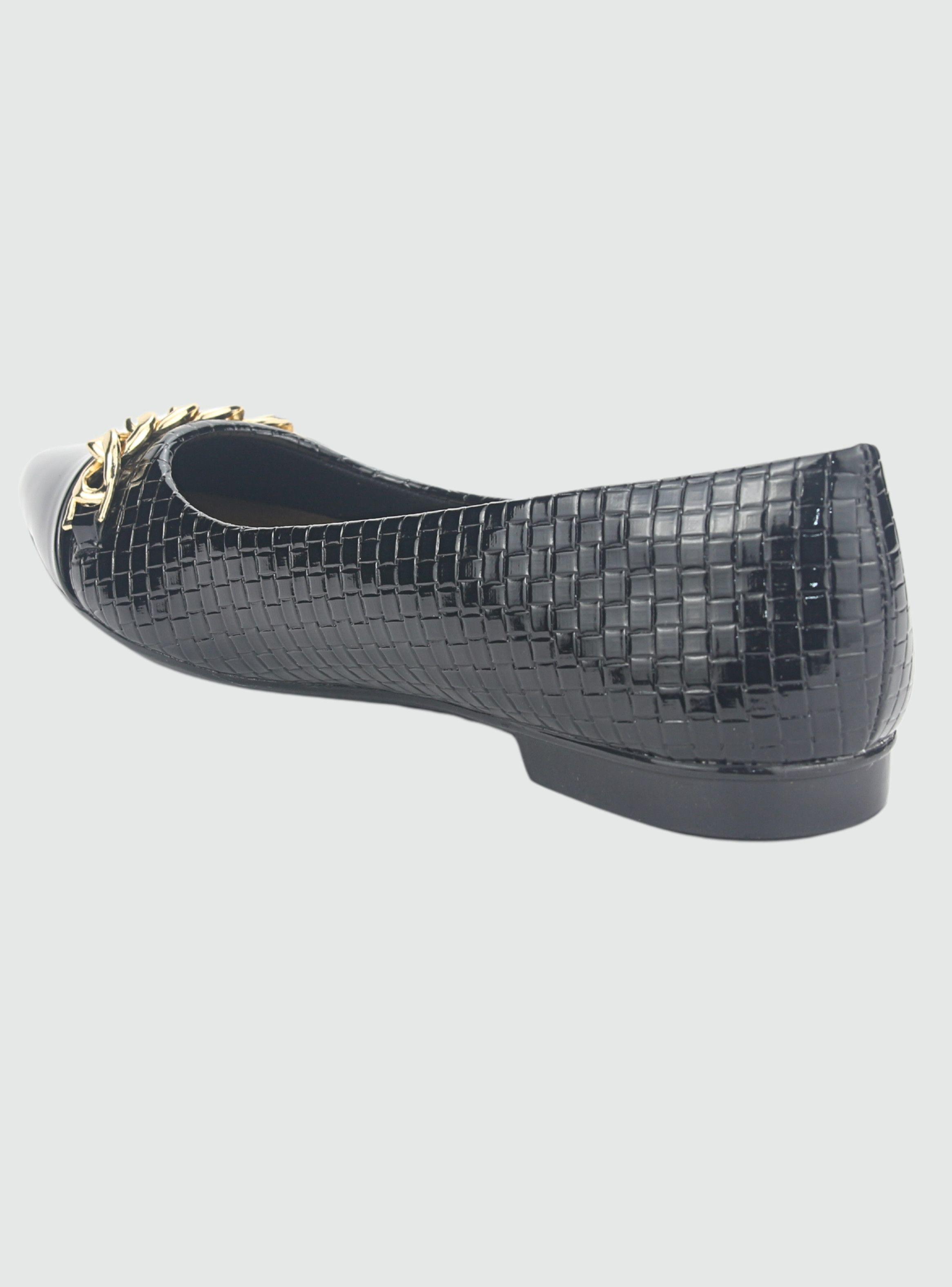 Zapato Chalada Mujer Mercnew-3 Negro Casual-3