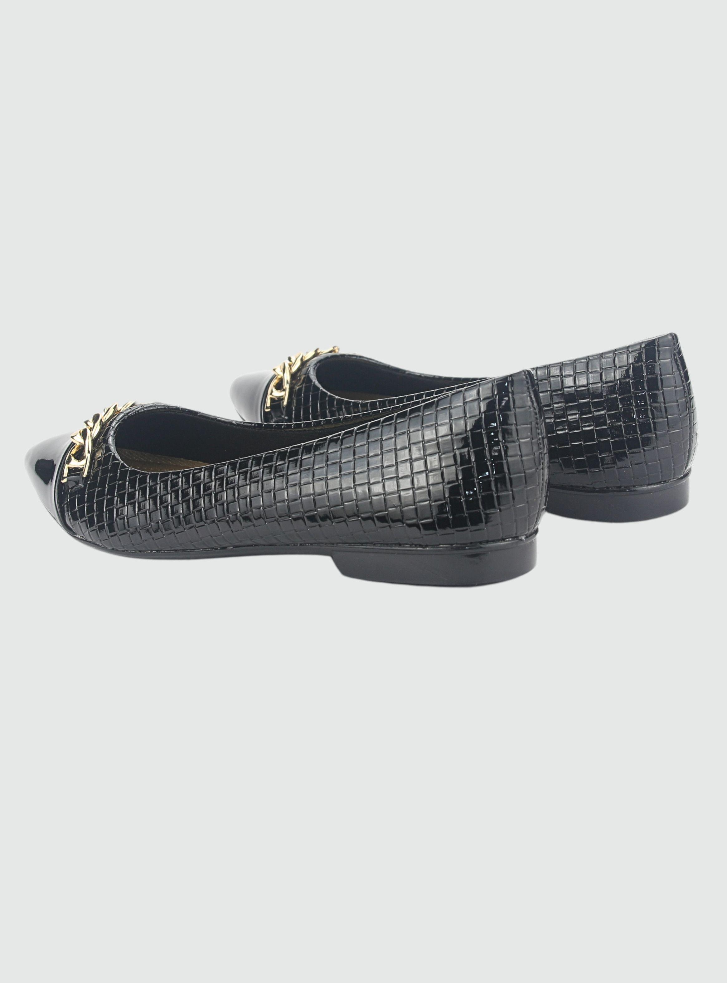 Zapato Chalada Mujer Mercnew-3 Negro Casual-5